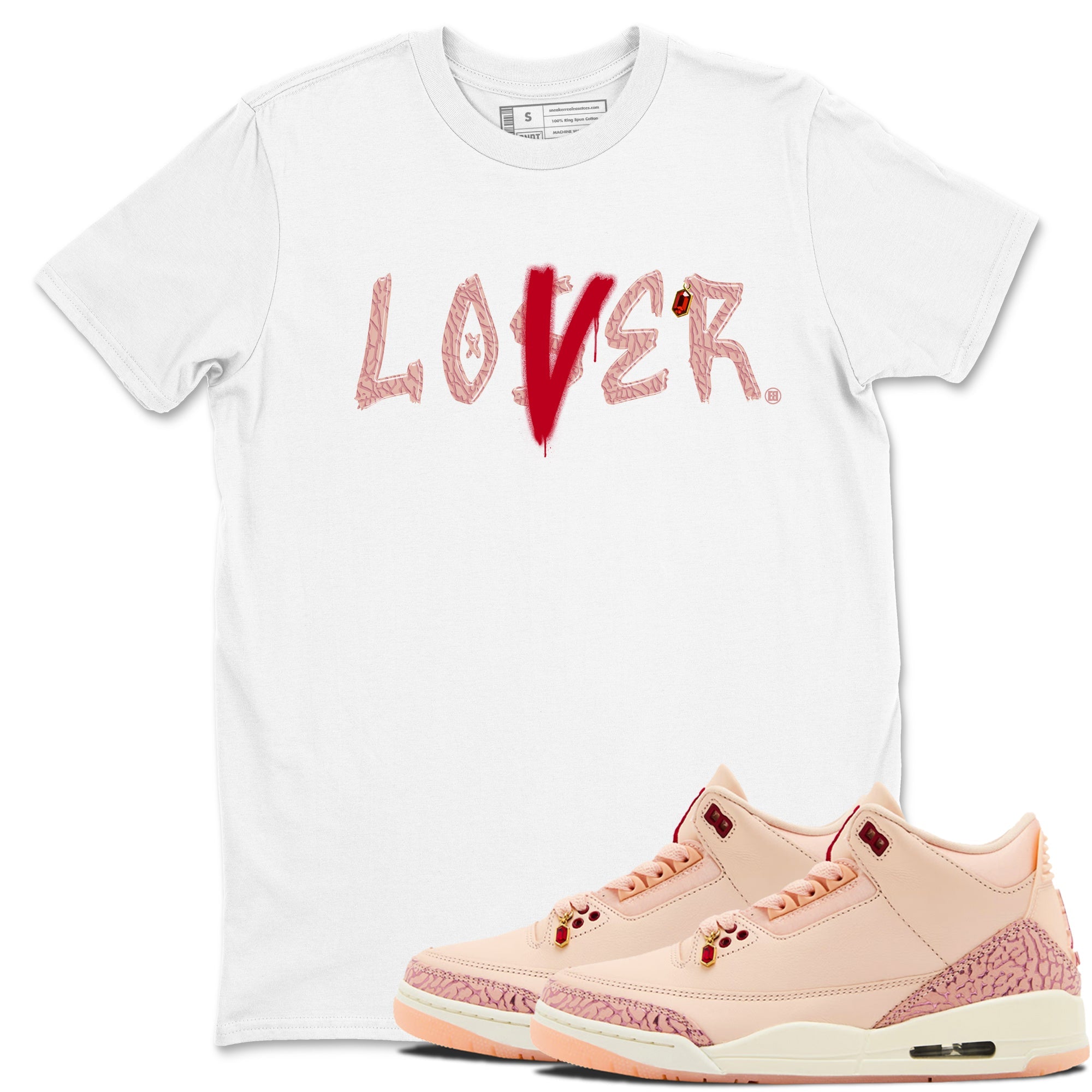 Loser Lover snkmatch Tees - Air Jordan 3 Valentines Day