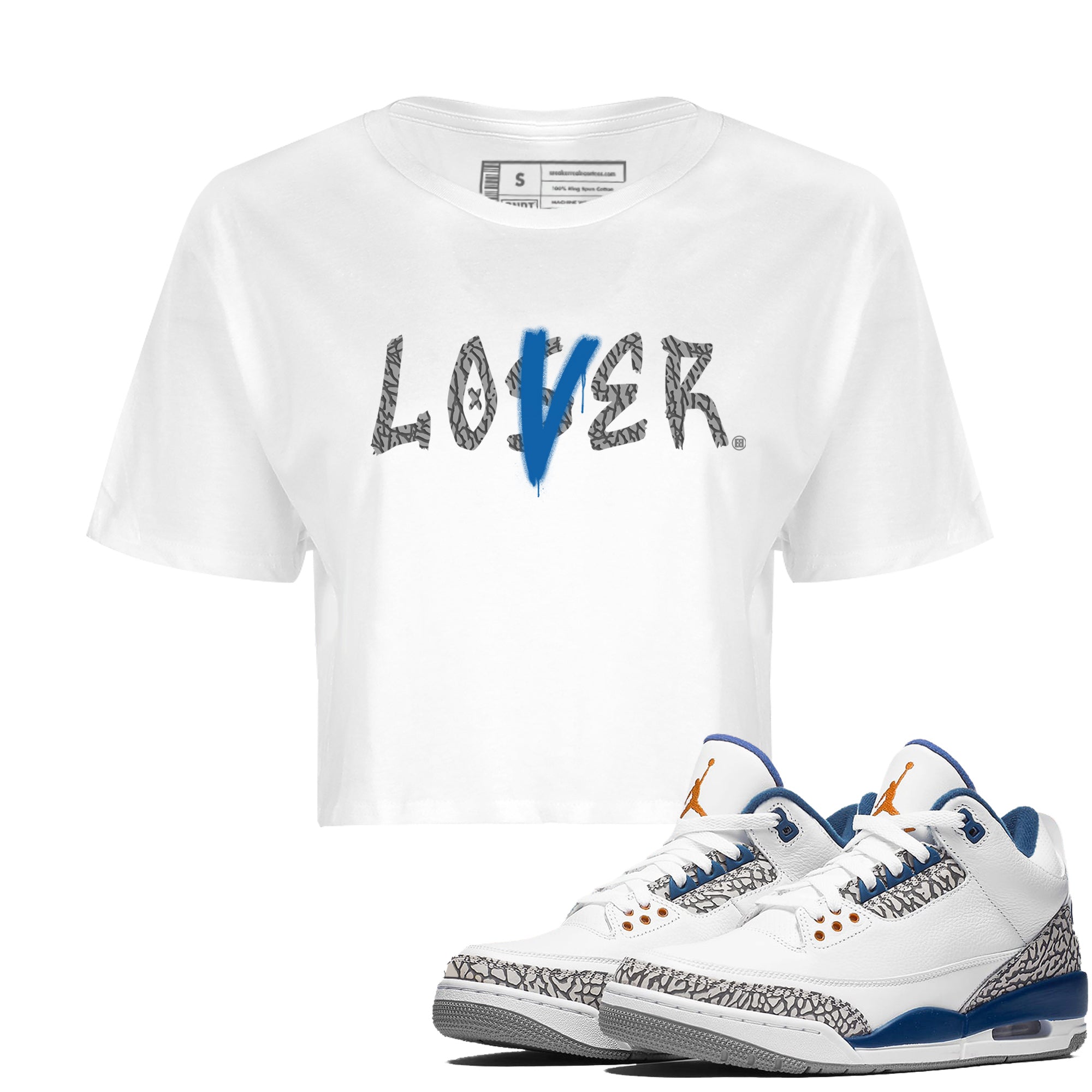 Loser Lover Women's Tops - Air Jordan 3 Wizards