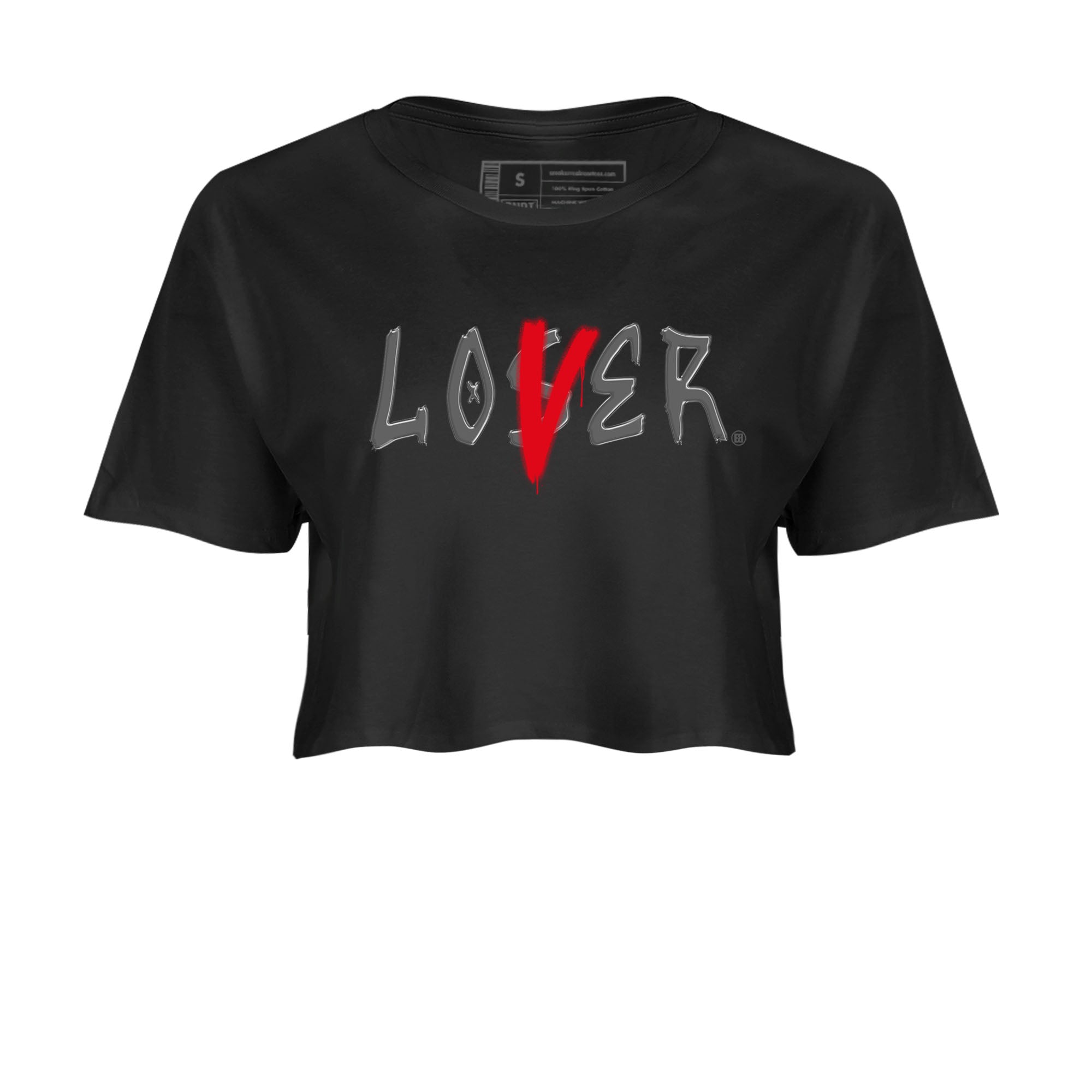Loser Lover snkmatch Women's Top - Air Jordan 4 Bred Reimagined