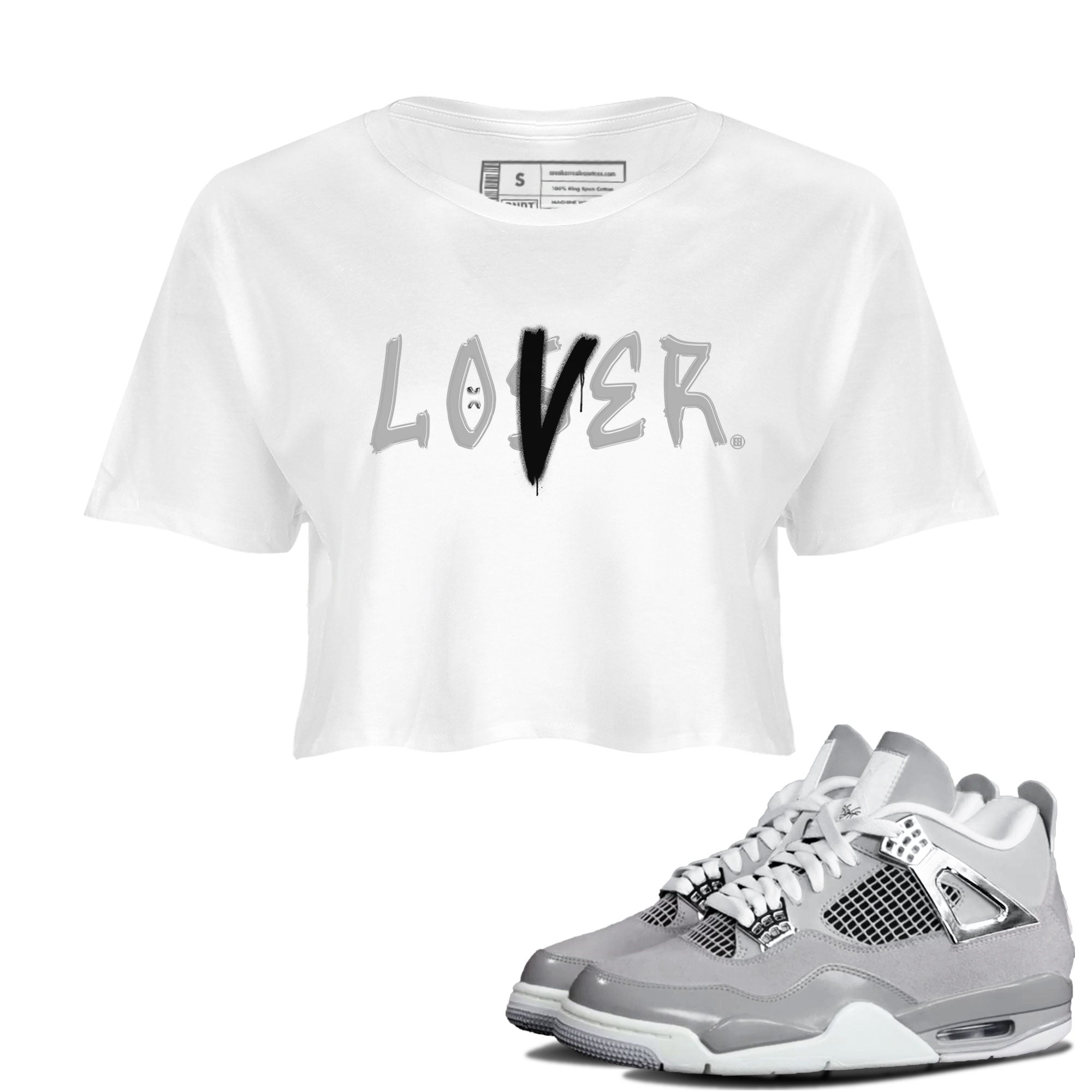 Loser Lover snkmatch Women's Top - Air Jordan 4 Frozen Moments