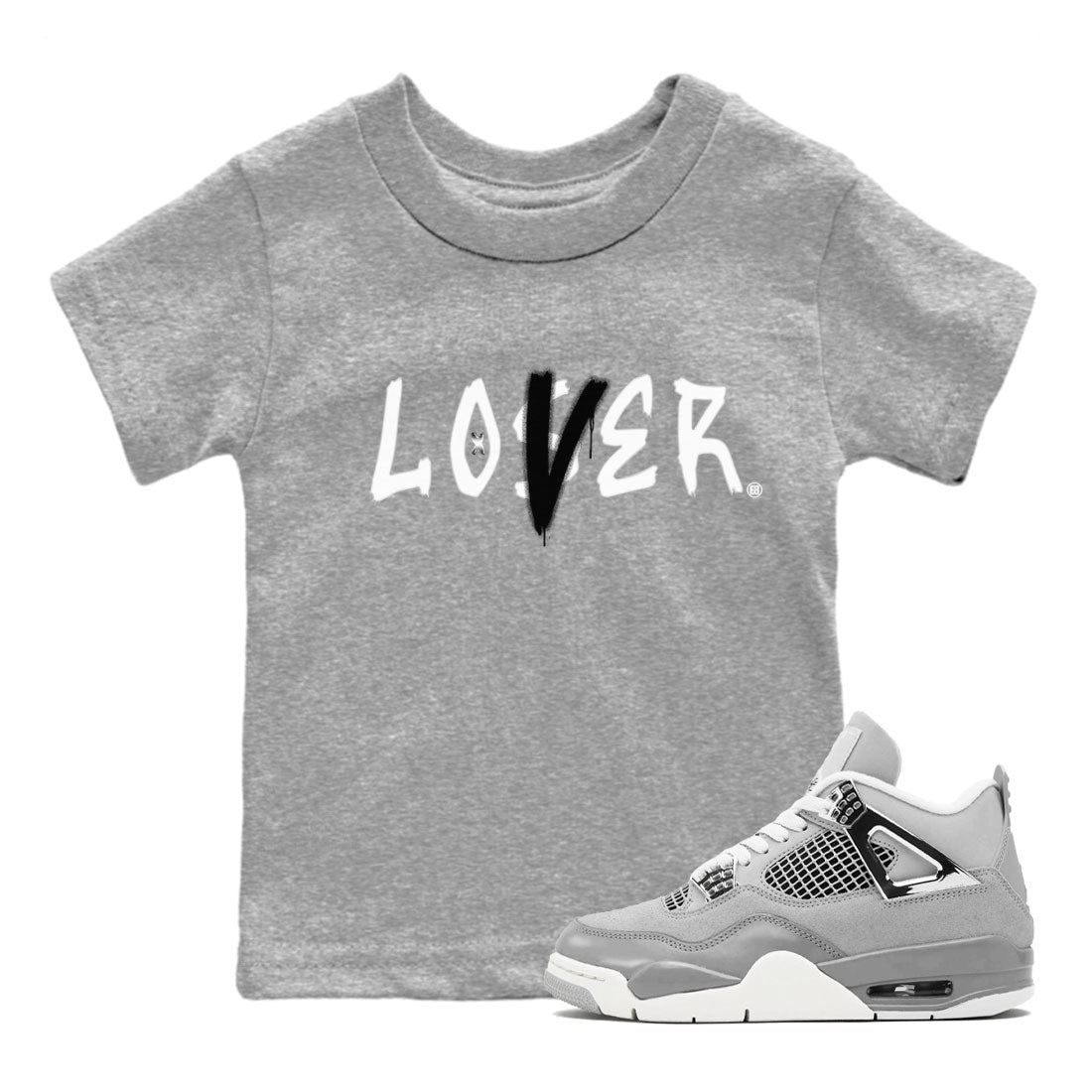Loser Lover snkmatch Tee Kids - Air Jordan 4 Frozen Moments