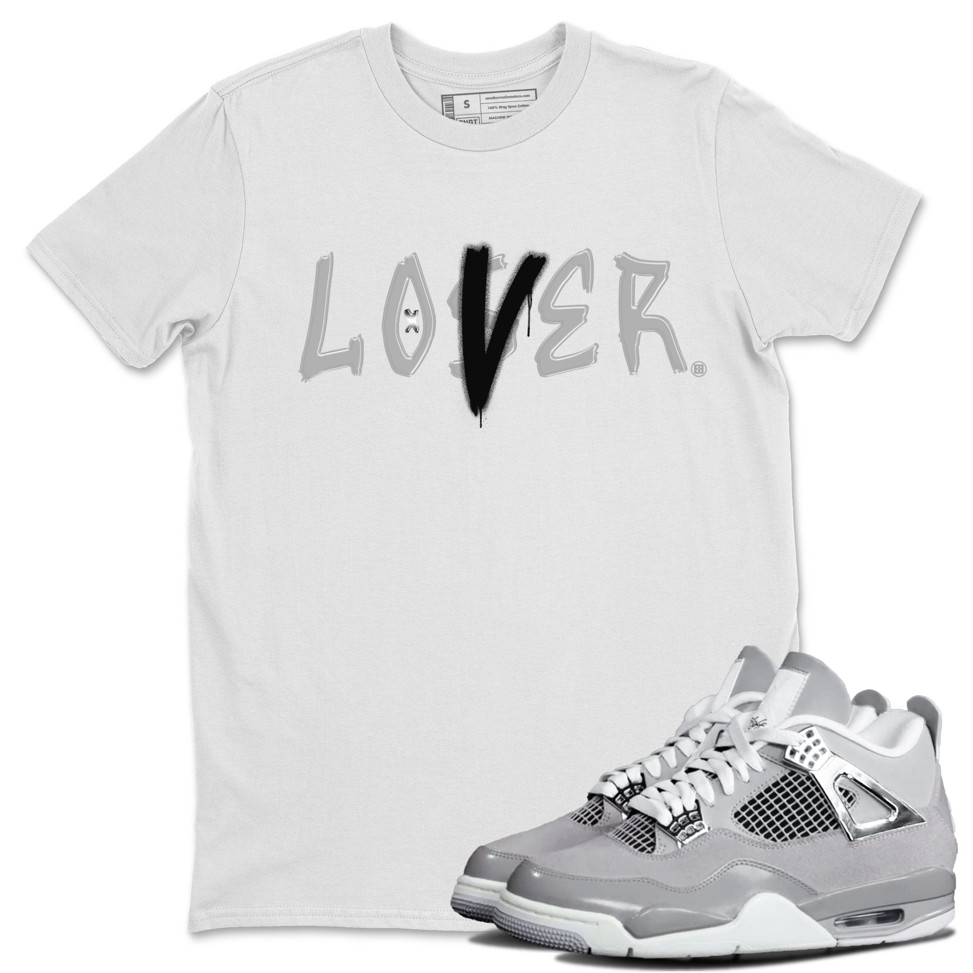 Loser Lover snkmatch Tee - Air Jordan 4 Frozen Moments