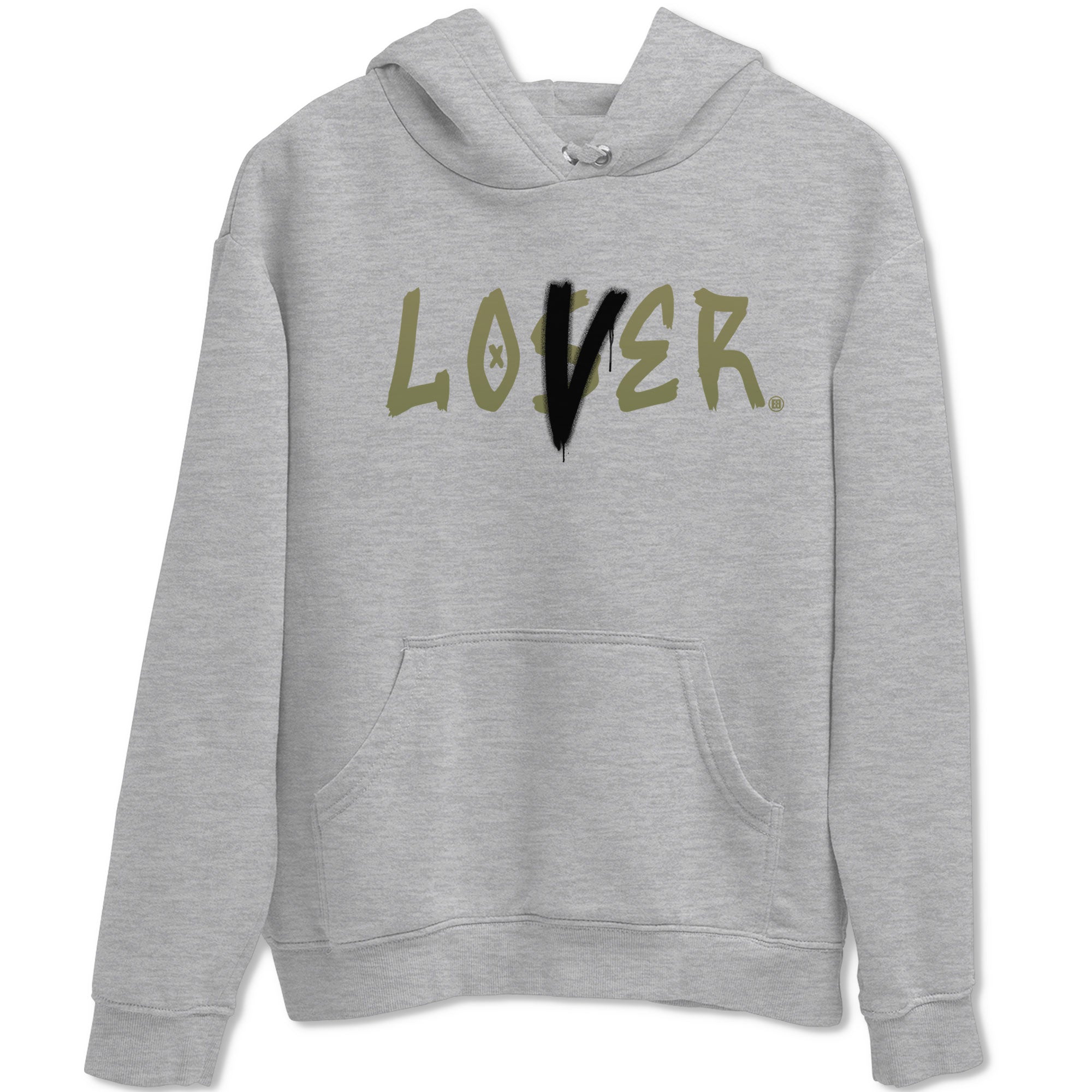 Loser Lover snkmatch Tee - Air Jordan 4 Medium Olive