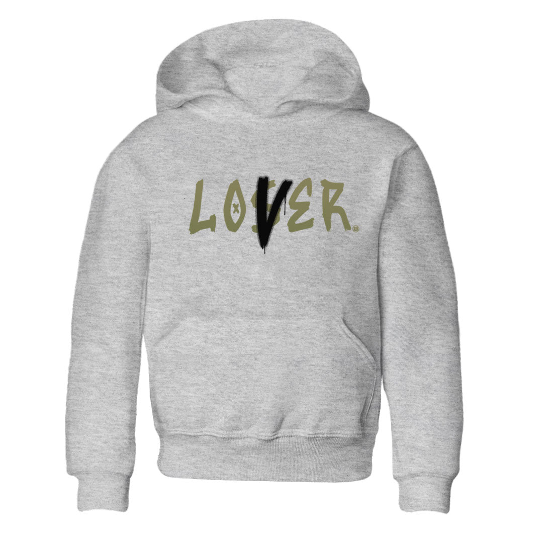 Loser Lover snkmatch Tee Kids - Air Jordan 4 Medium Olive