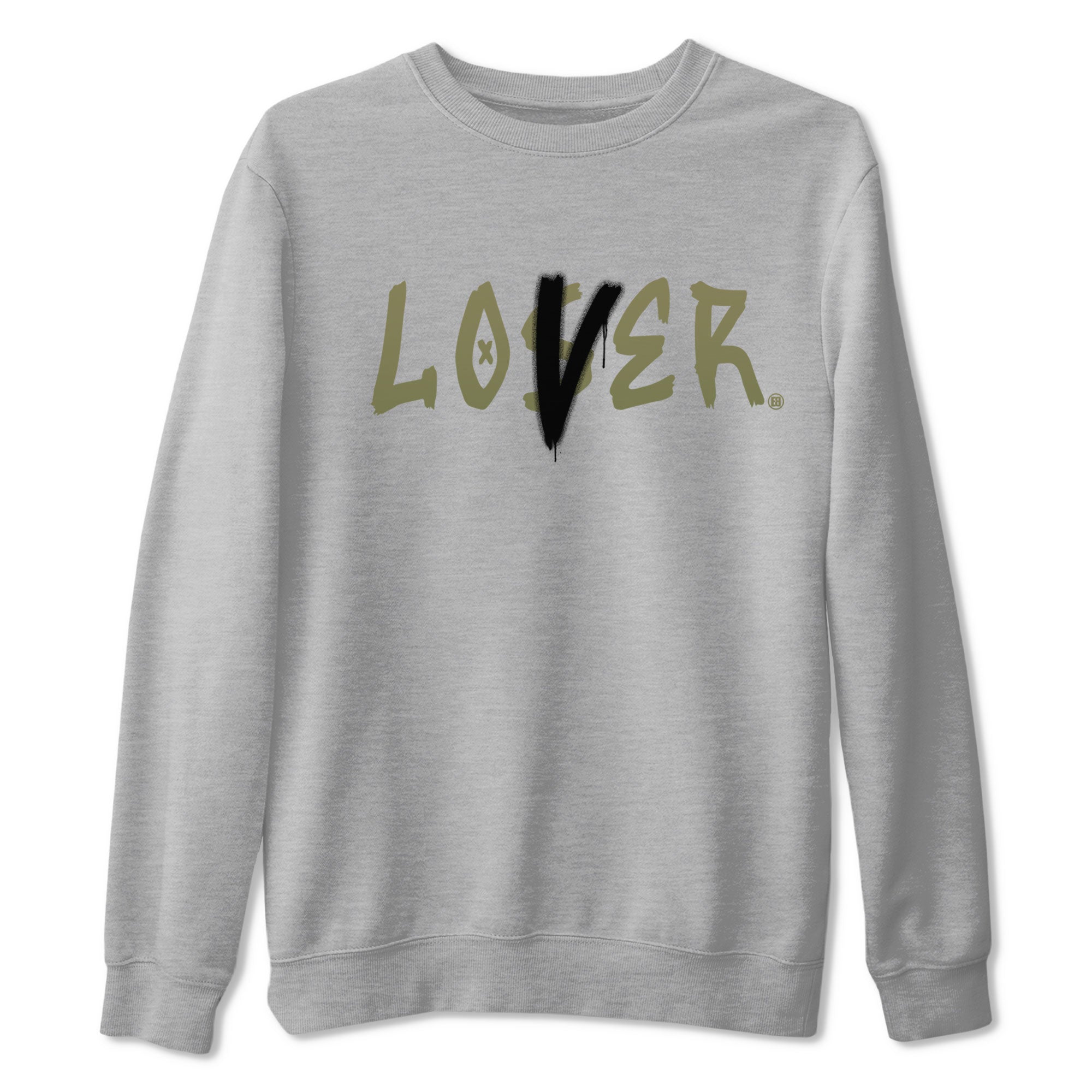 Loser Lover snkmatch Tee - Air Jordan 4 Medium Olive