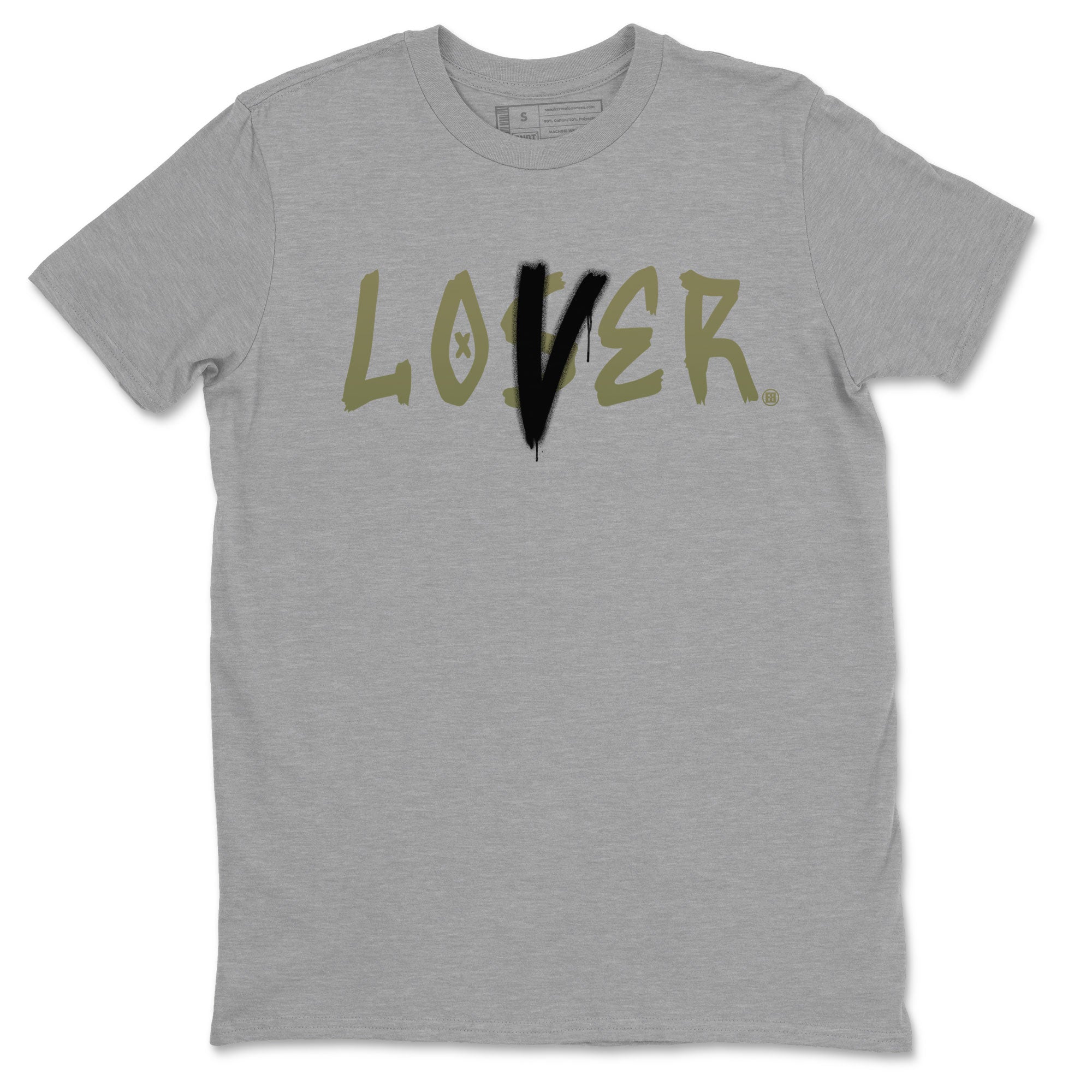 Loser Lover snkmatch Tee - Air Jordan 4 Medium Olive