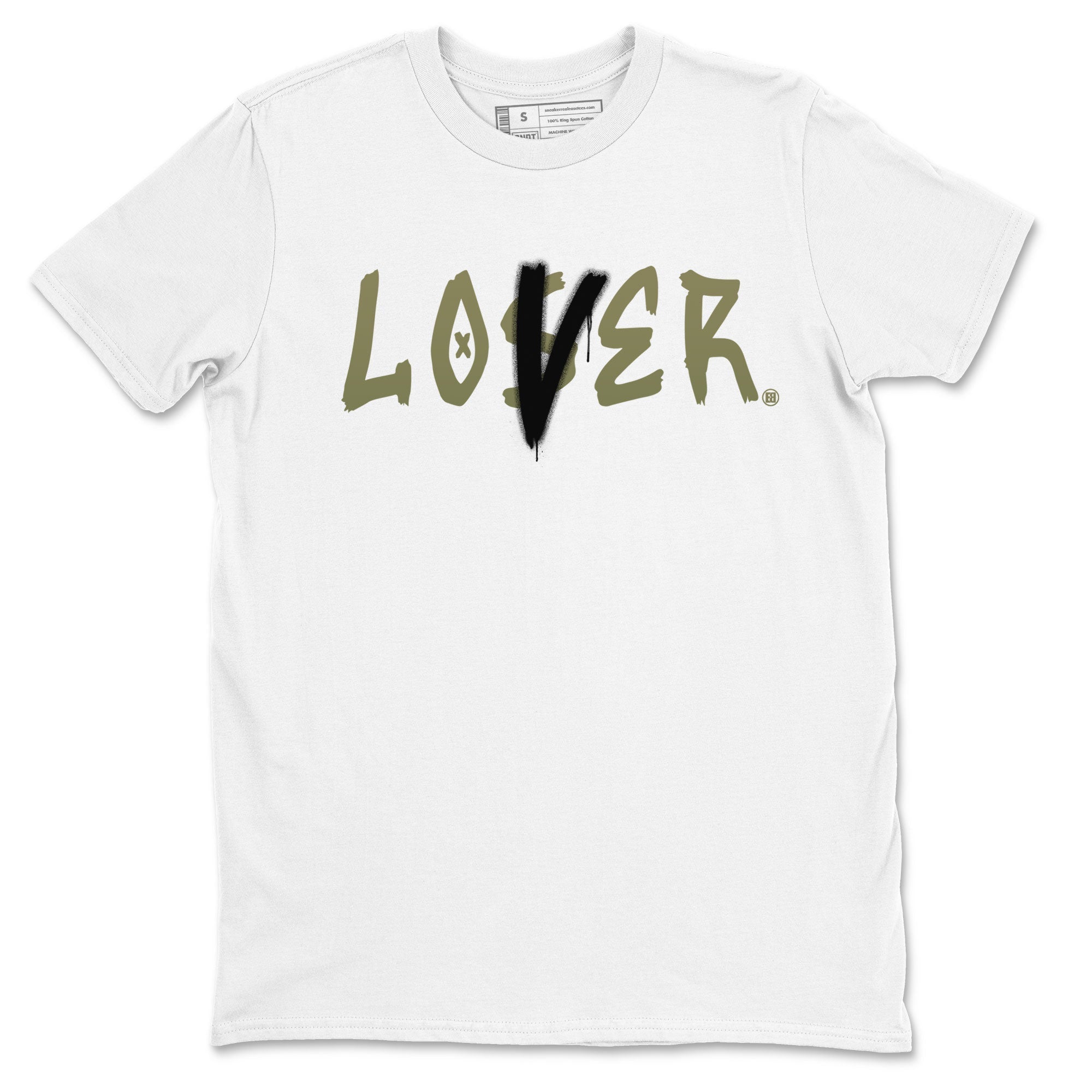 Loser Lover snkmatch Tee - Air Jordan 4 Medium Olive