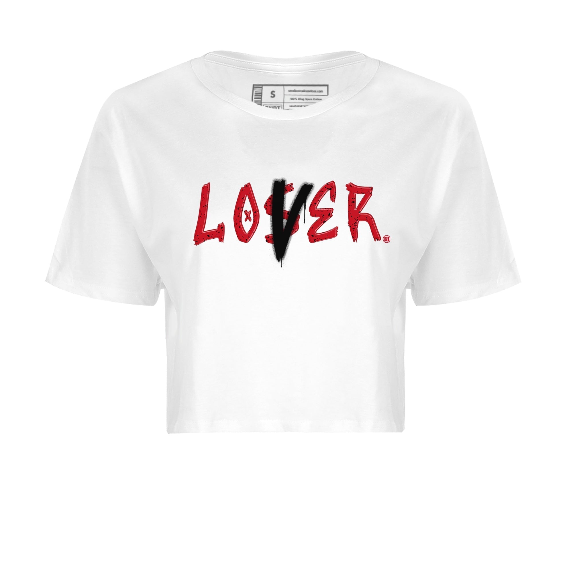 Loser Lover Women's Tops - Air Jordan 4 Red Cement