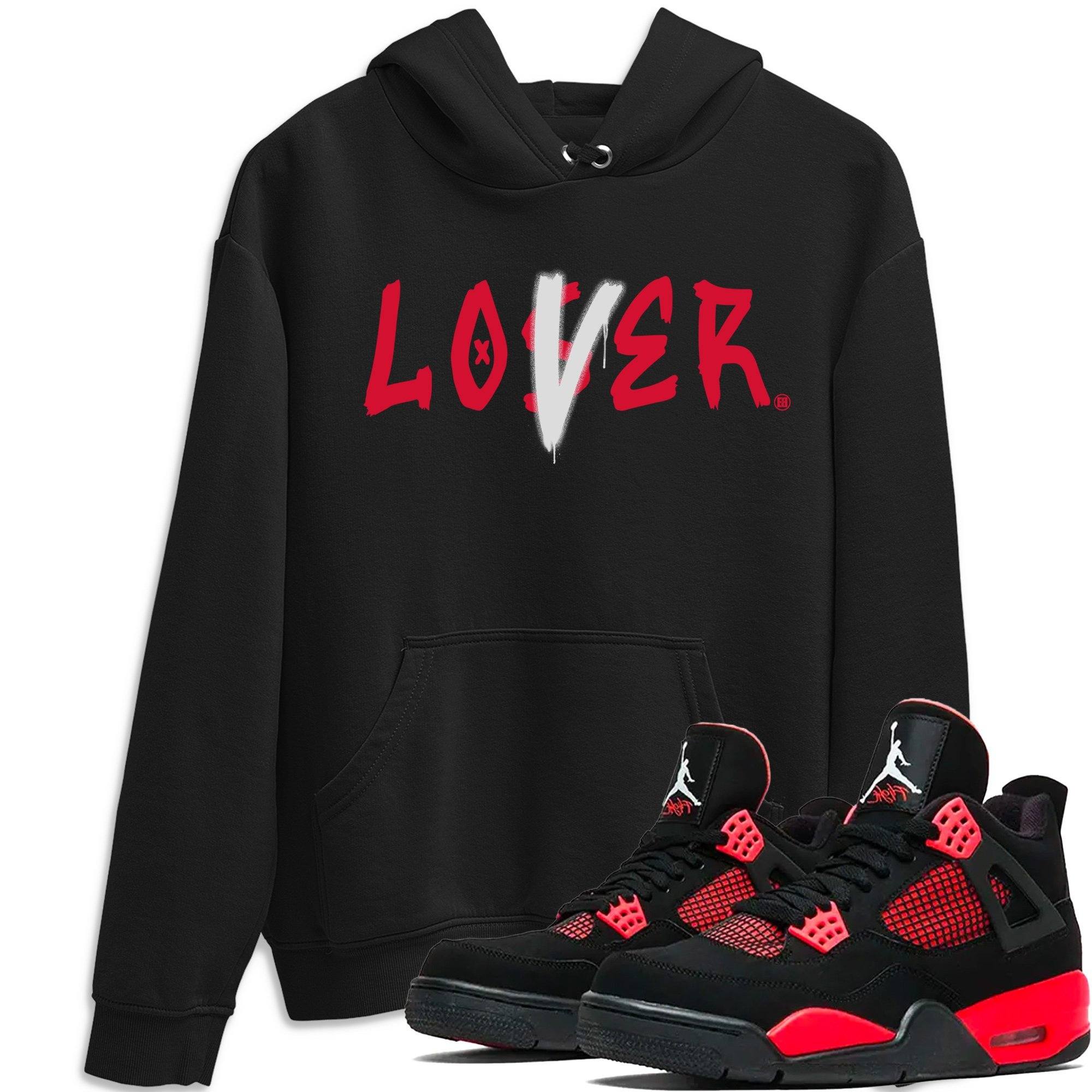 Loser Lover Unisex Tops - Air Jordan 4 Red Thunder