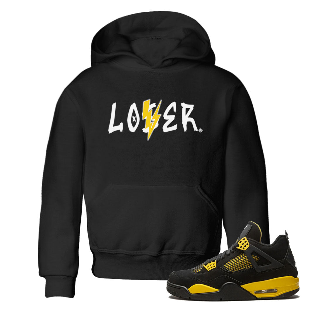 Loser Lover Kids Tops - Air Jordan 4 Thunder