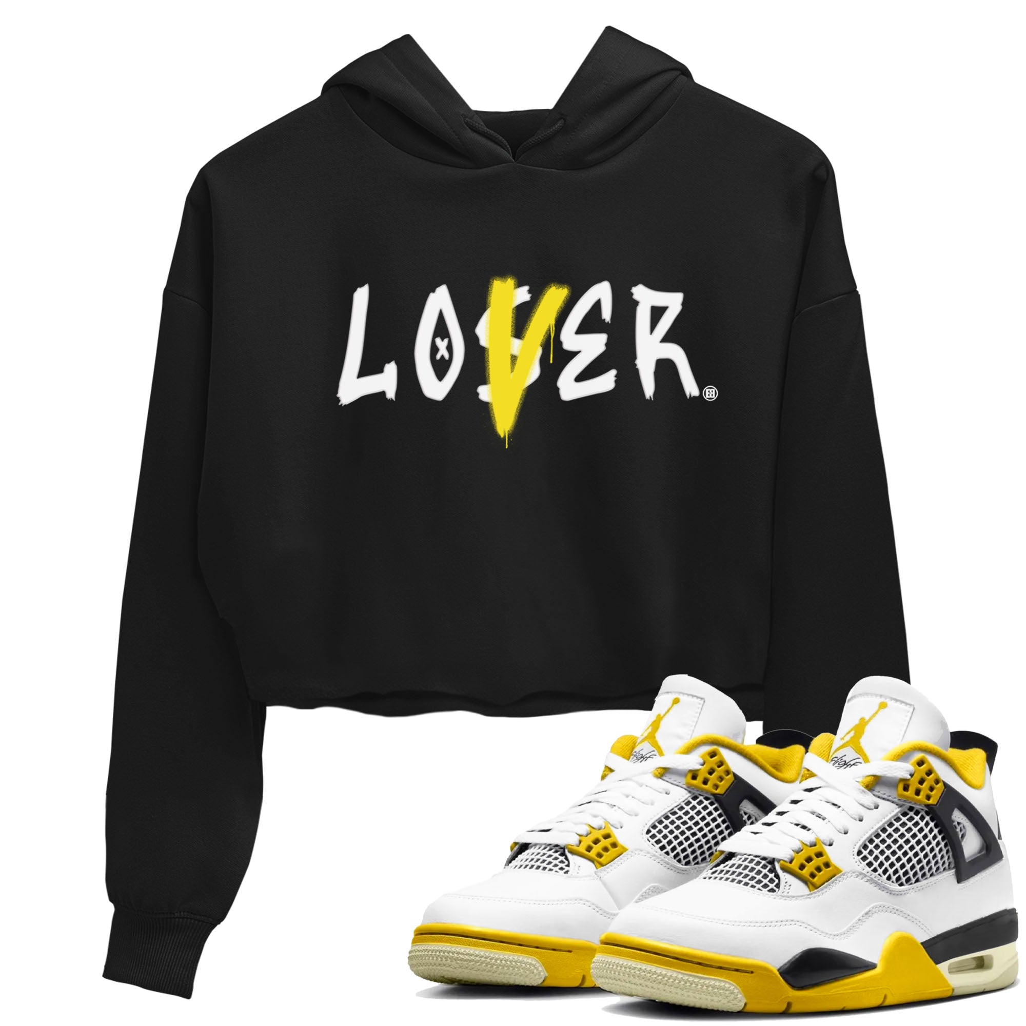 Loser Lover snkmatch Women's Top - Air Jordan 4 Vivid Sulfur