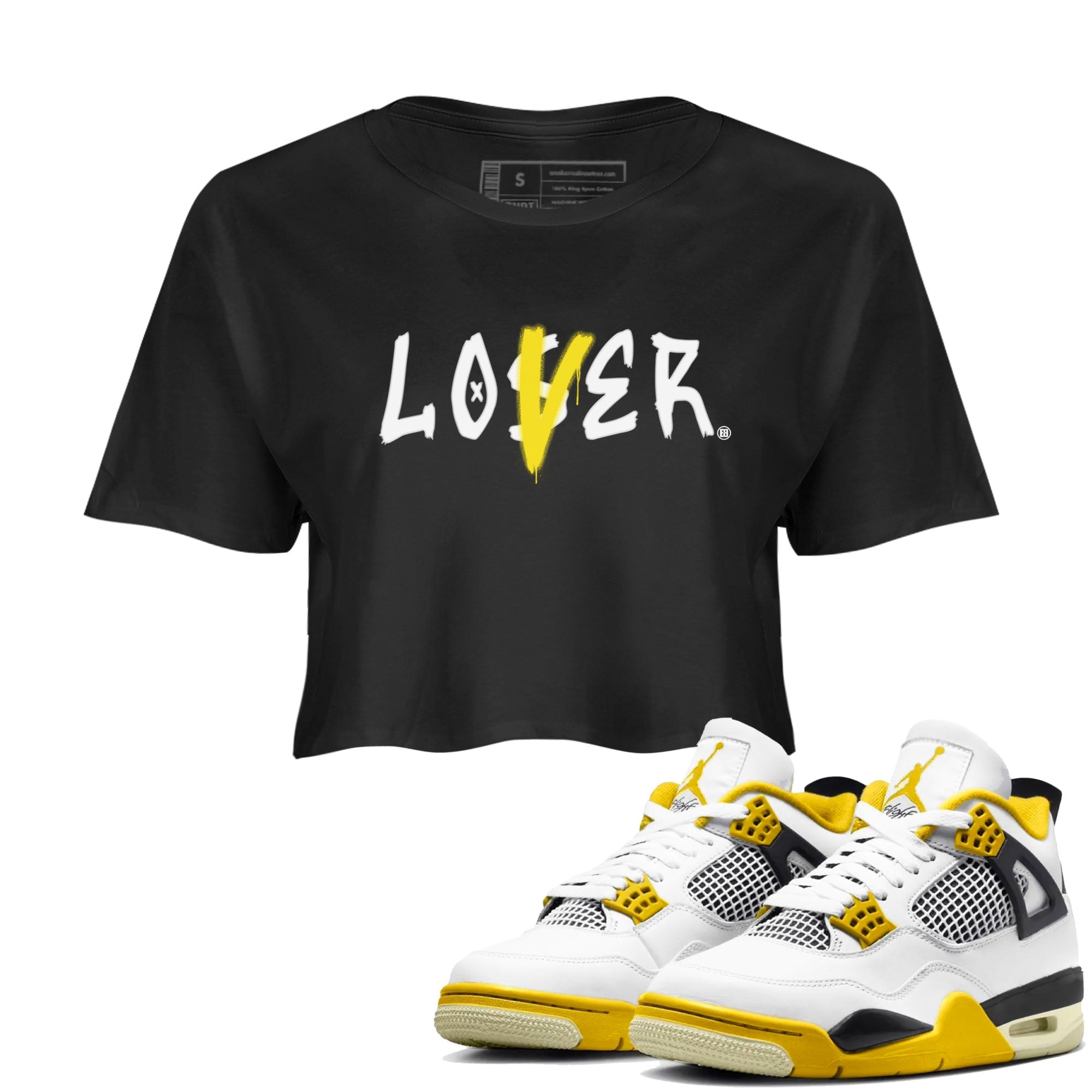 Loser Lover snkmatch Women's Top - Air Jordan 4 Vivid Sulfur