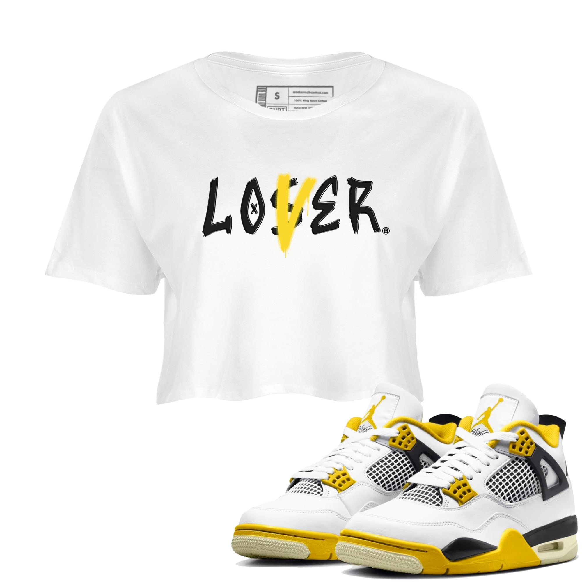 Loser Lover snkmatch Women's Top - Air Jordan 4 Vivid Sulfur