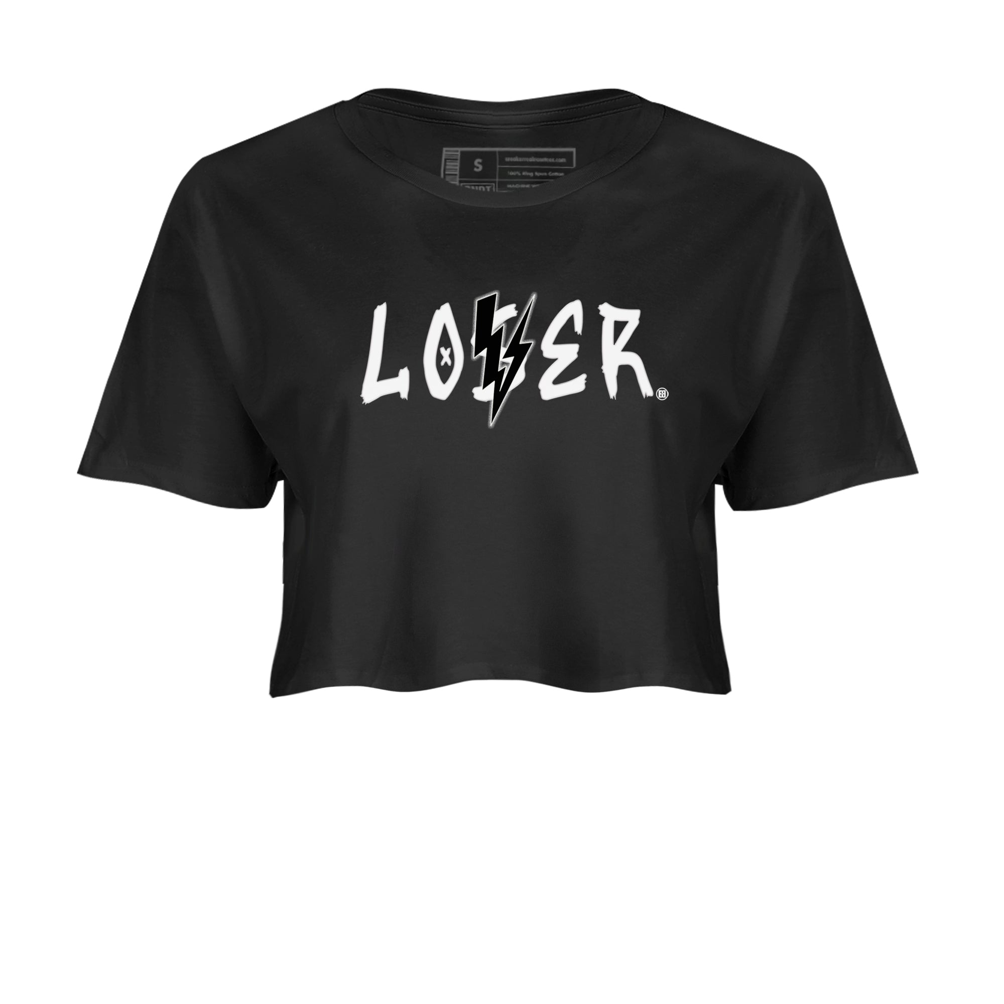 Loser Lover snkmatch Women's Top - Air Jordan 4 White Thunder