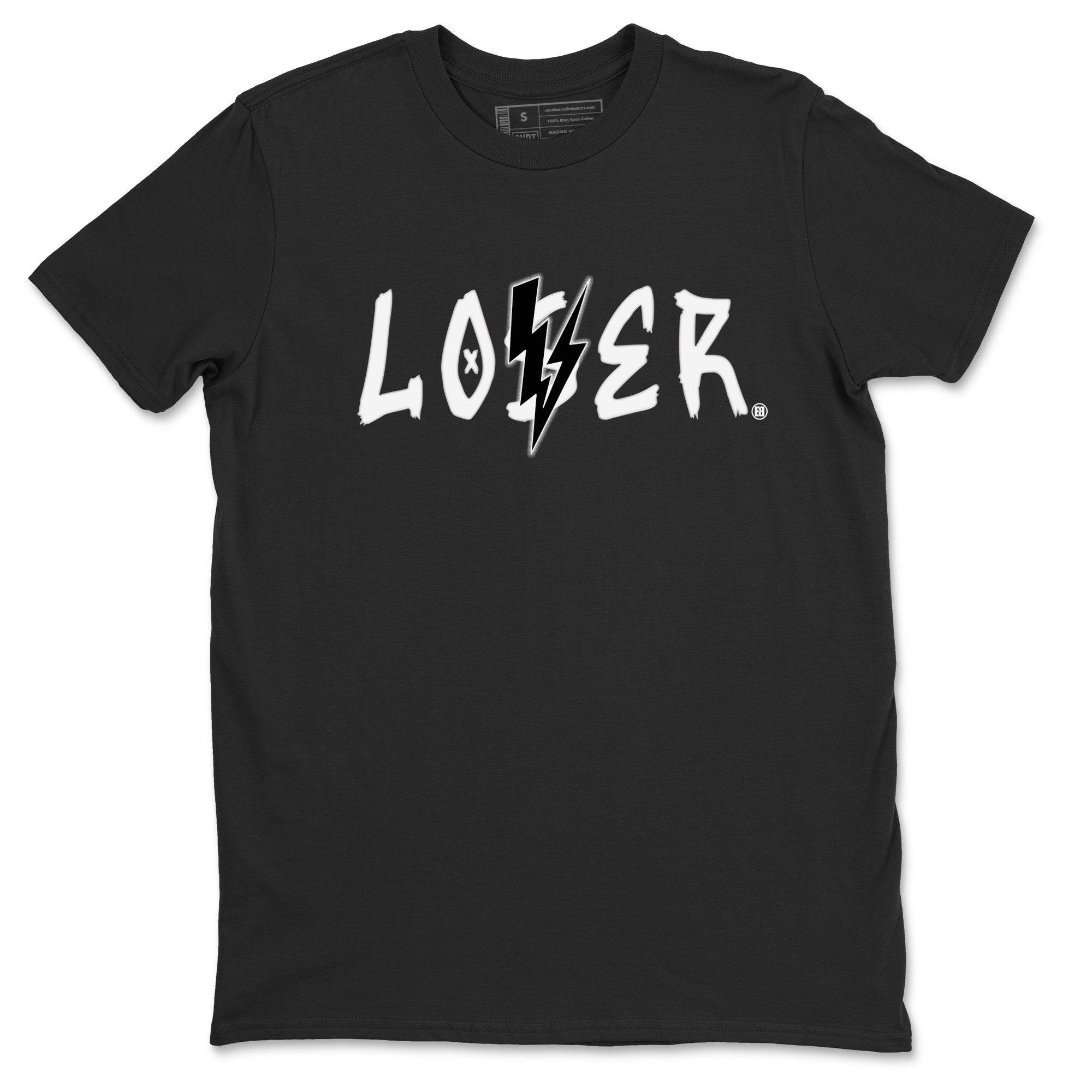Loser Lover snkmatch Tees - Air Jordan 4 White Thunder