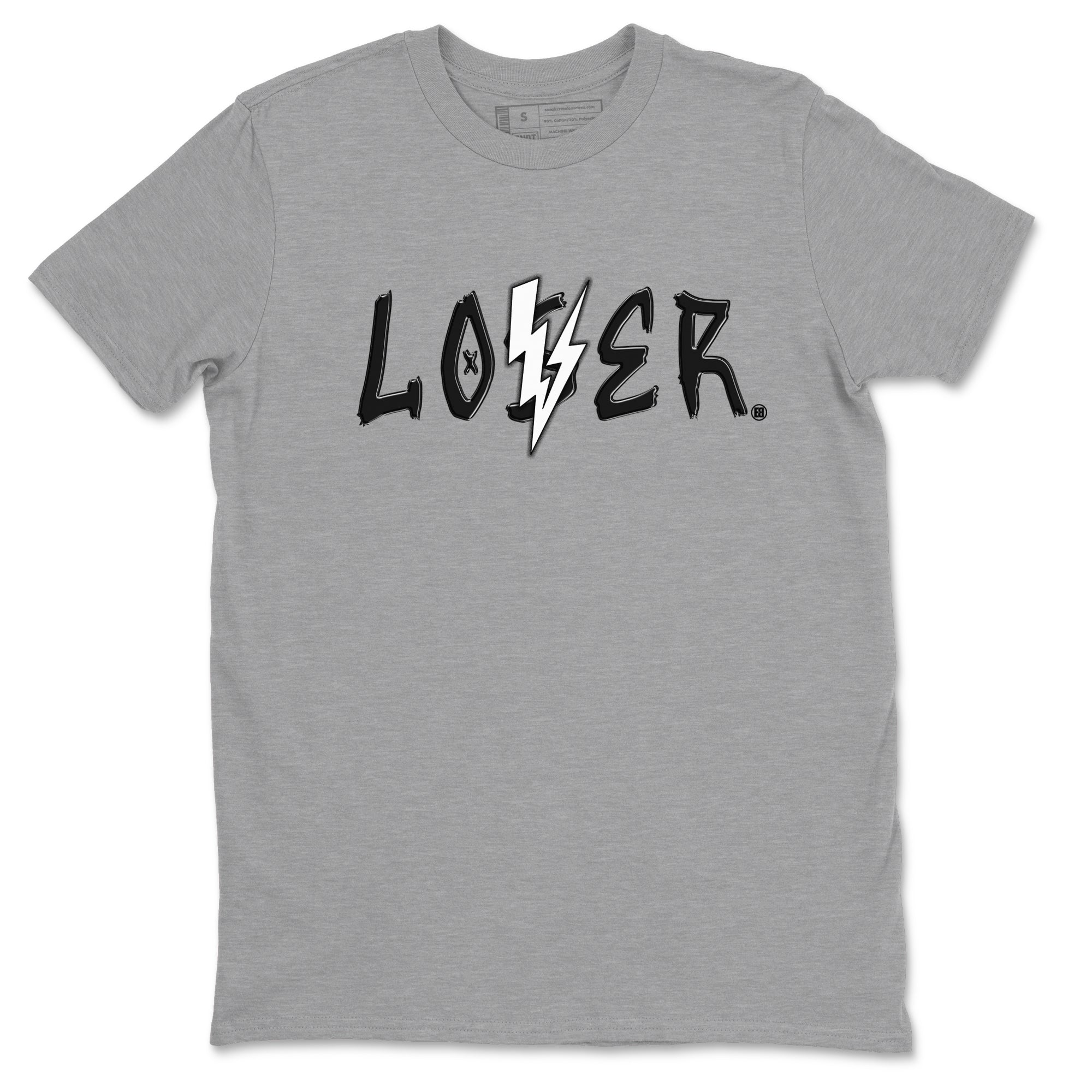 Loser Lover snkmatch Tees - Air Jordan 4 White Thunder