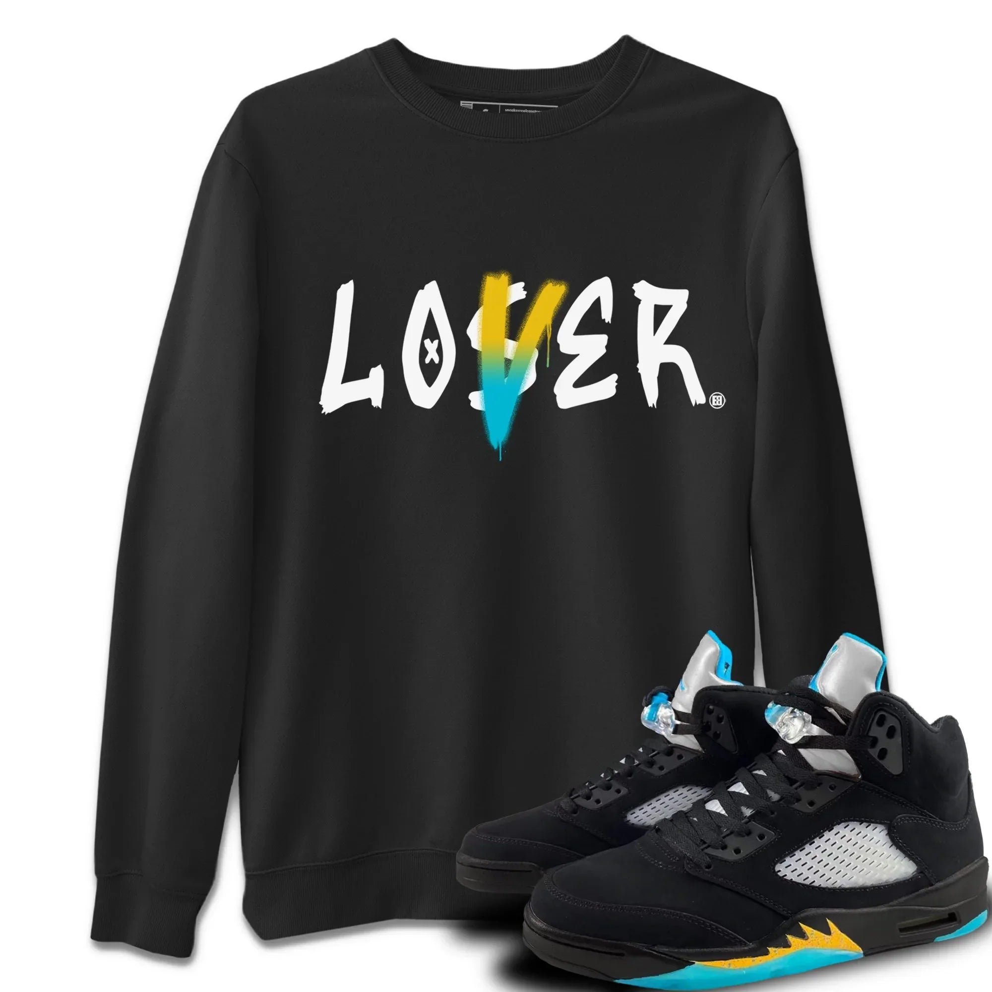 Loser Lover Unisex Tops - Air Jordan 5 Aqua