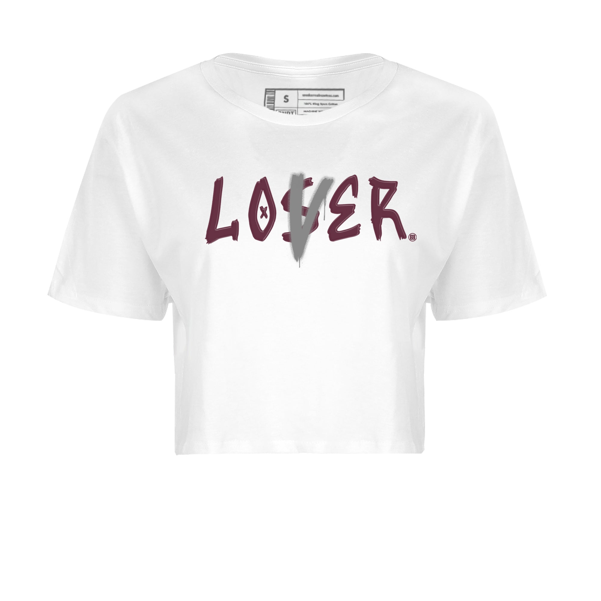 Loser Lover Women's Tops - Air Jordan 5 Burgundy