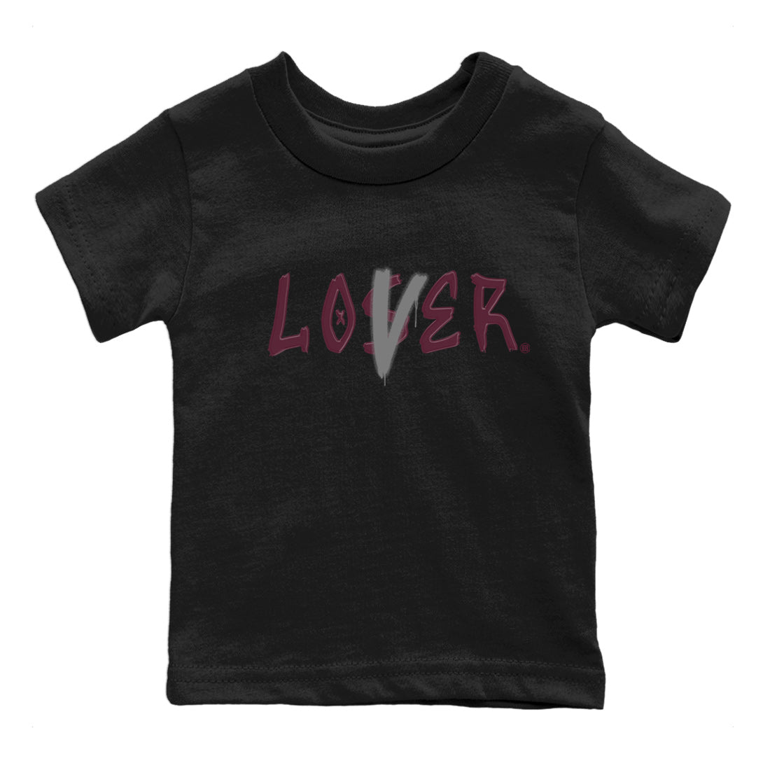 Loser Lover Kids Tops - Air Jordan 5 Burgundy