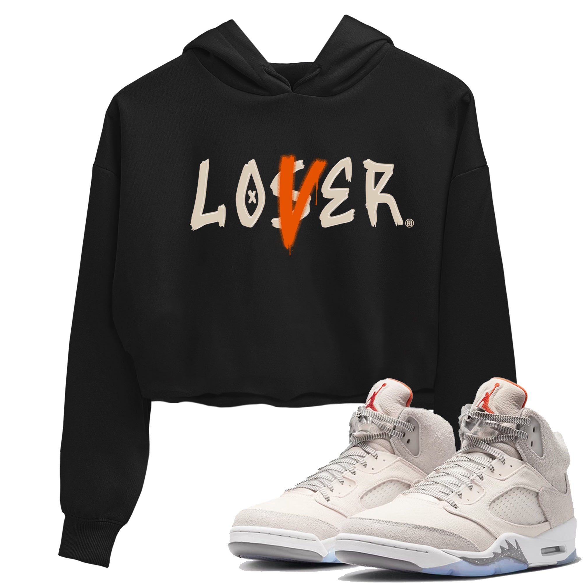 Loser Lover Women's Tops - Air Jordan 5 Craft