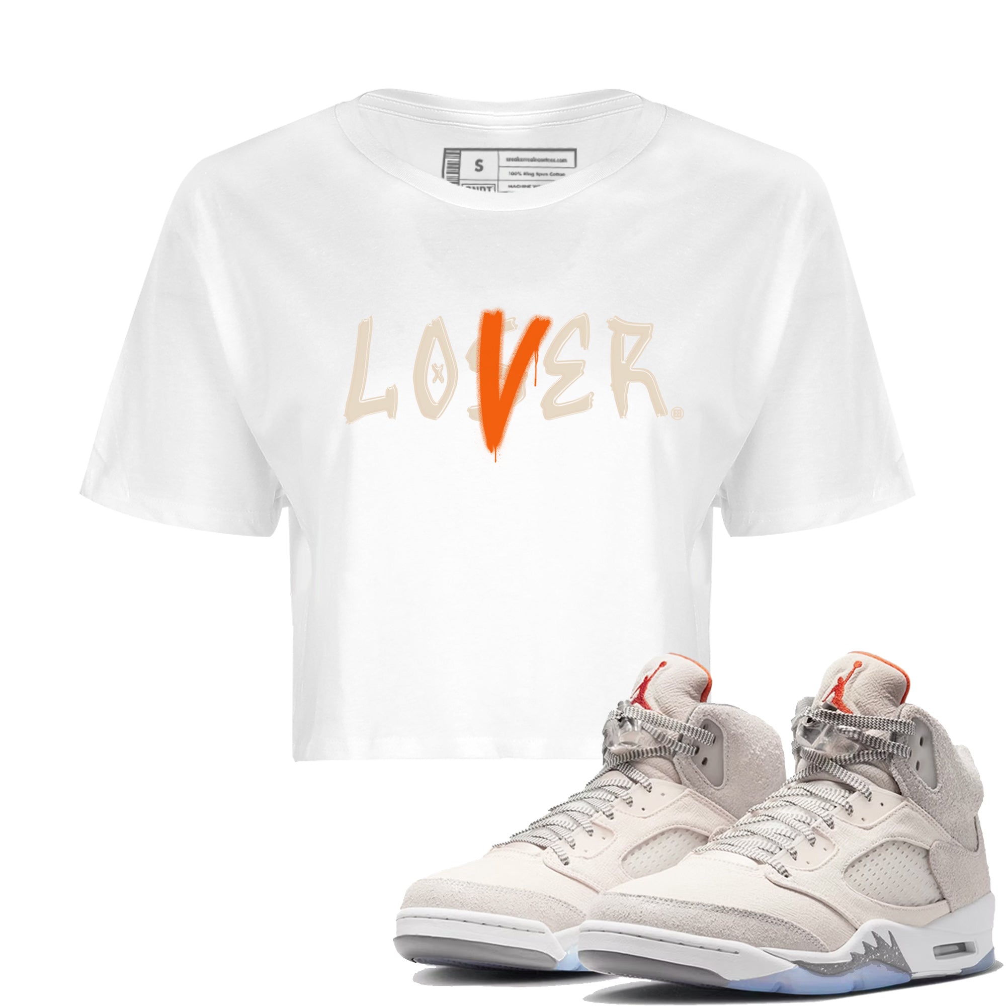 Loser Lover Women's Tops - Air Jordan 5 Craft