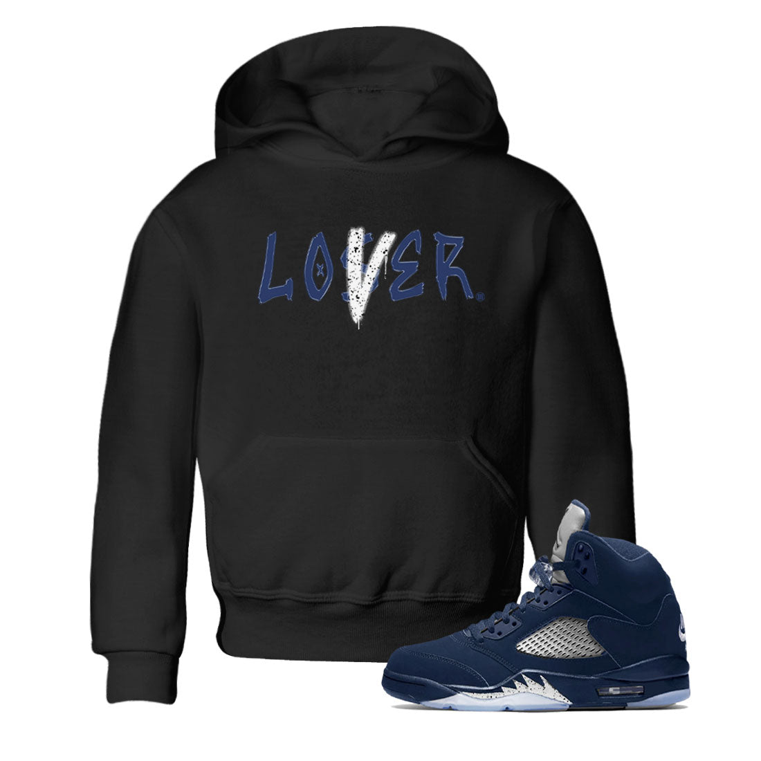 Loser Lover snkmatch Tee Kids - Air Jordan 5 Georgetown