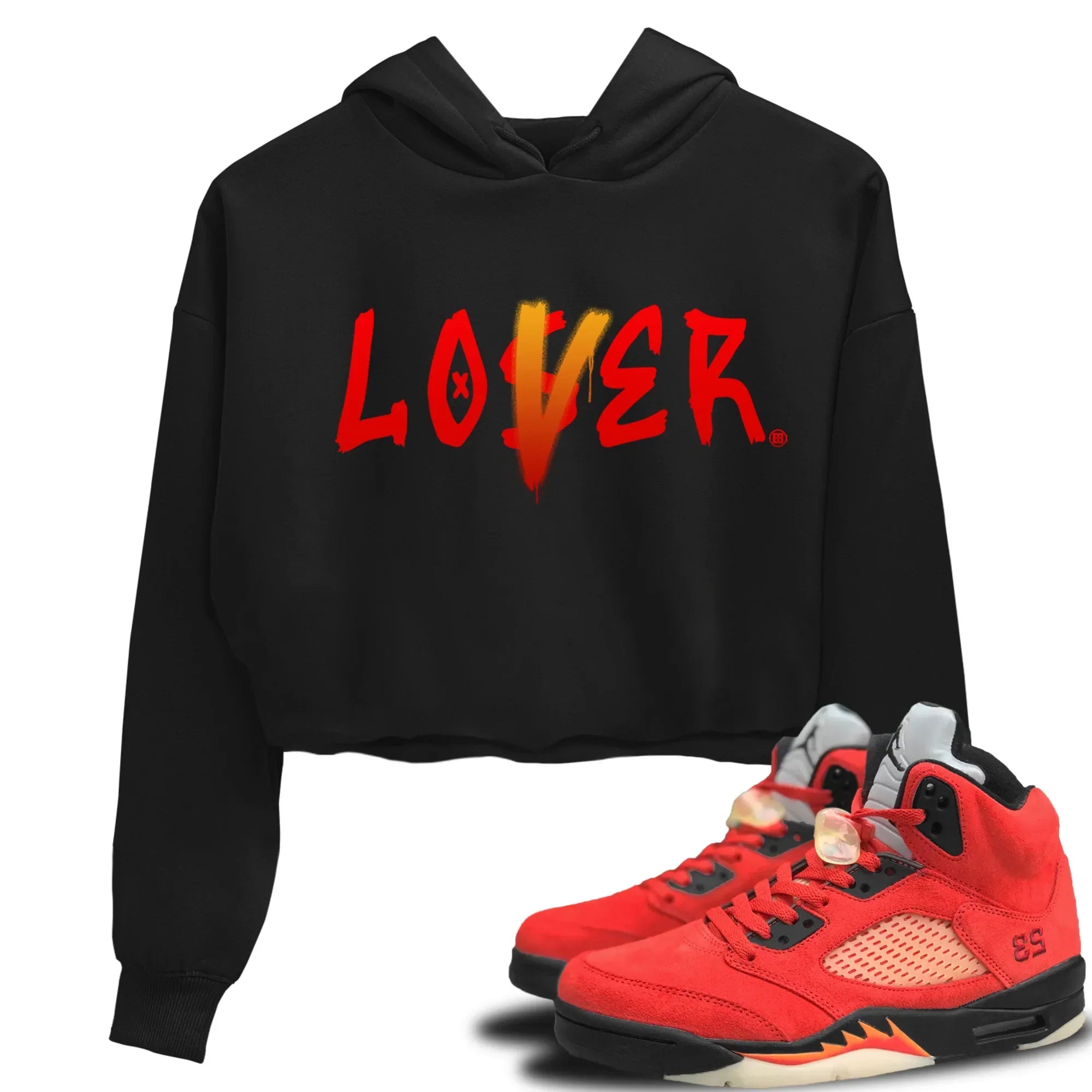 Loser Lover Women's Tops - Air Jordan 5 Mars For Her