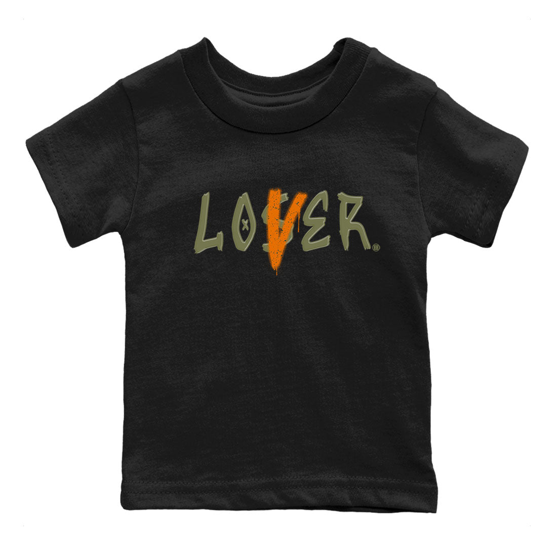 Loser Lover snkmatch Tees Kids - Air Jordan 5 Olive