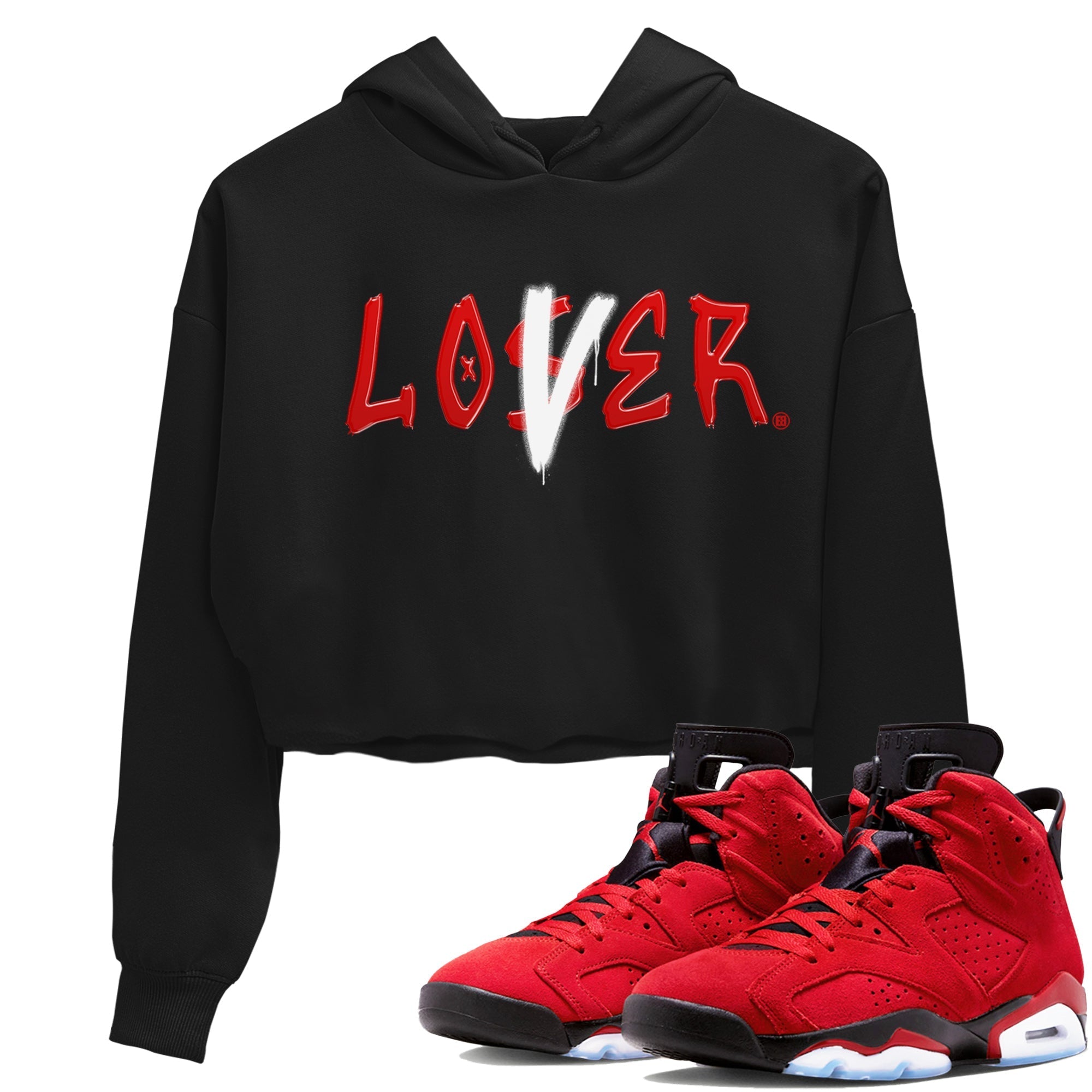 Loser Lover Women's Tops - Air Jordan 6 Toro Bravo