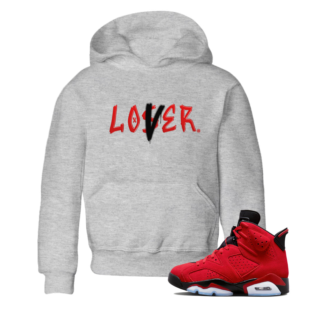 Loser Lover Kids Tops - Air Jordan 6 Toro Bravo