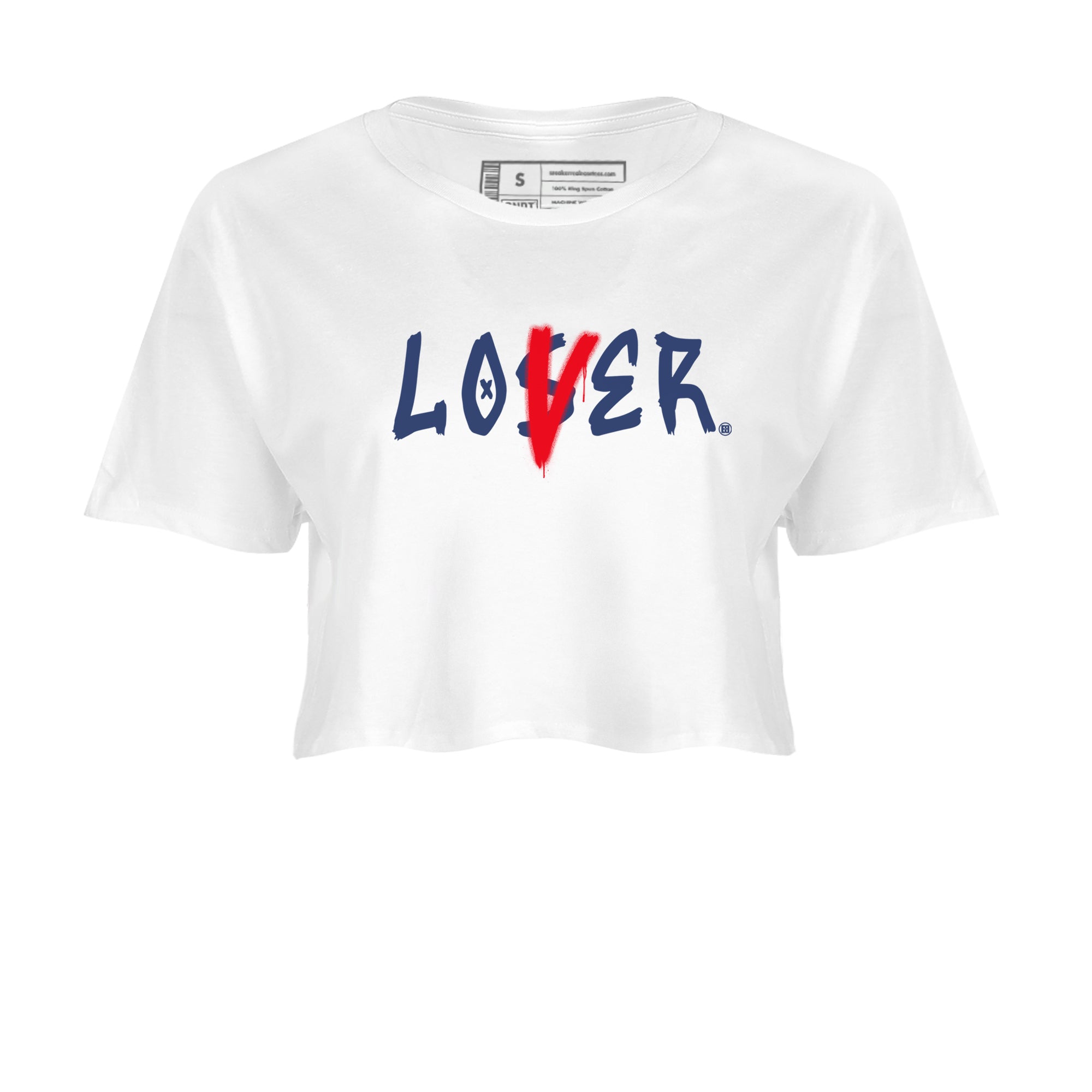 Loser Lover snkmatch Women's Top - Air Jordan 6 White And Midnight Navy