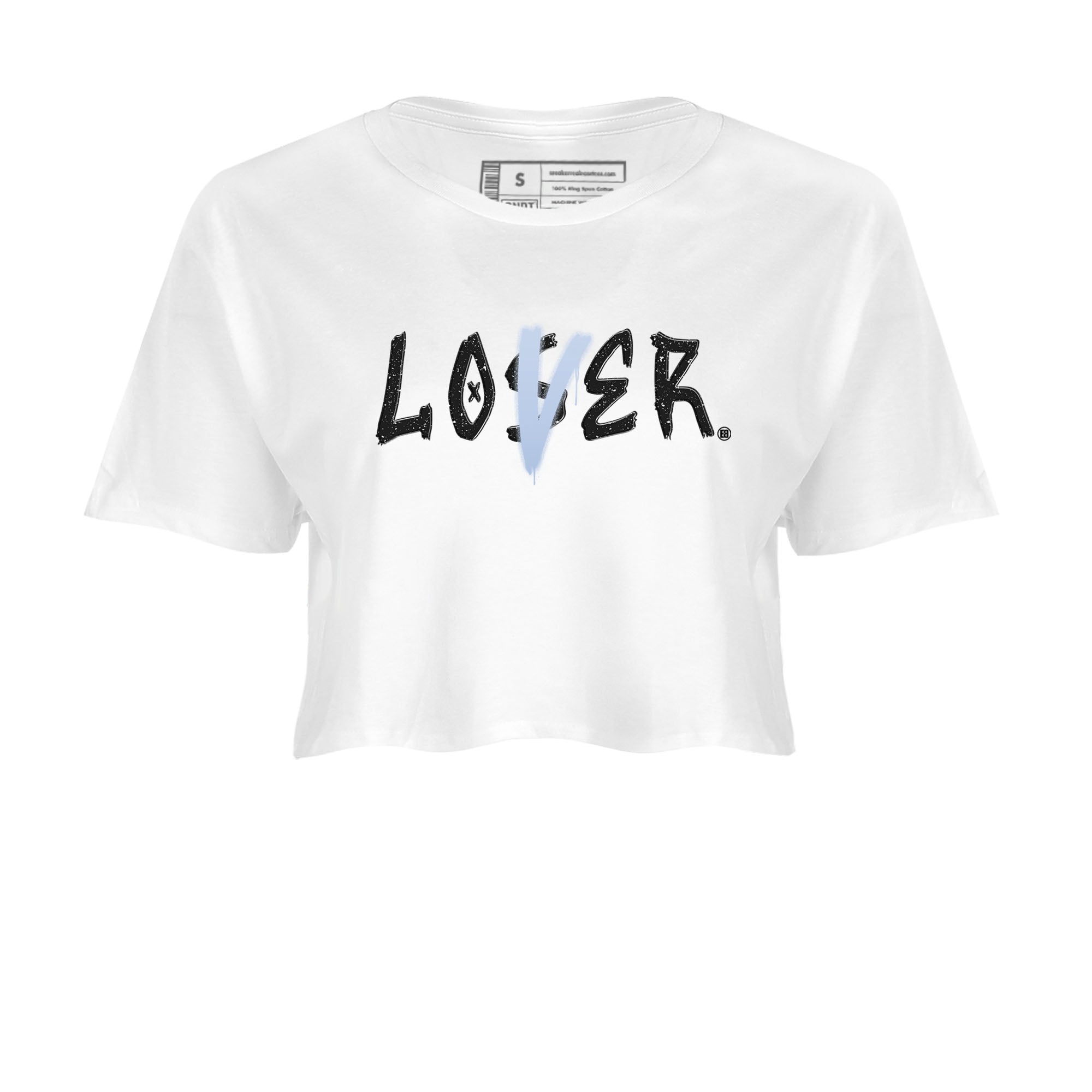 Loser Lover snkmatch Women's Top - Air Jordan 6 White Black