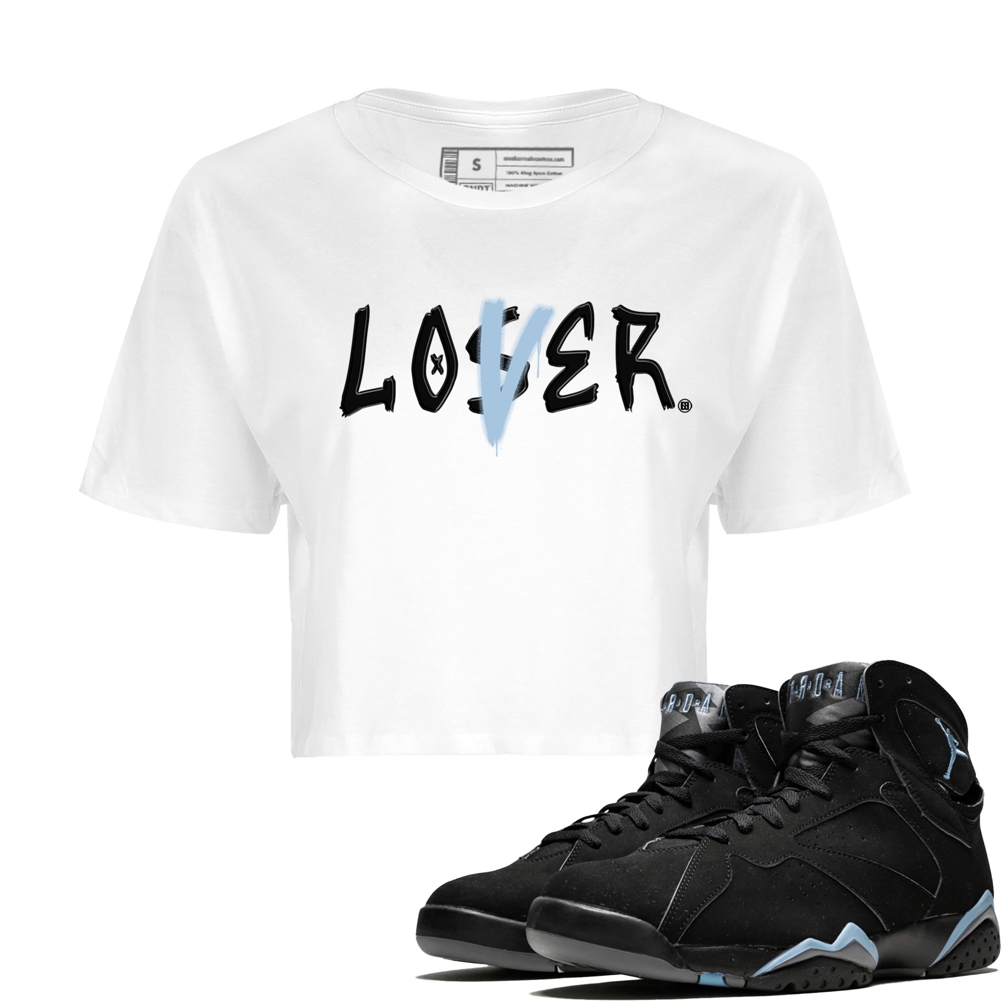 Loser Lover Women's Tops - Air Jordan 7 Chambray