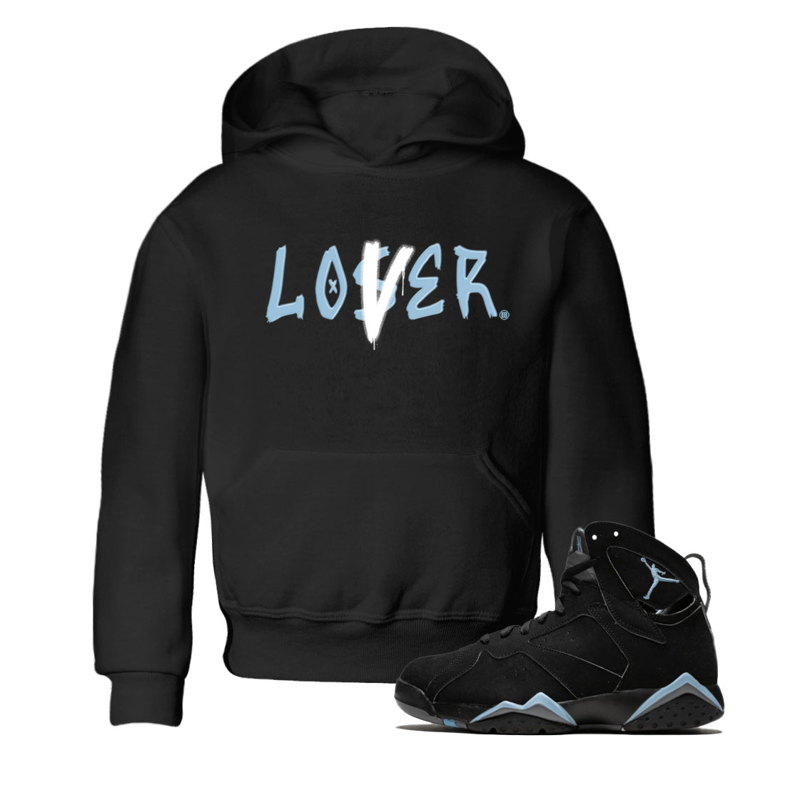Loser Lover Kids Tops - Air Jordan 7 Chambray
