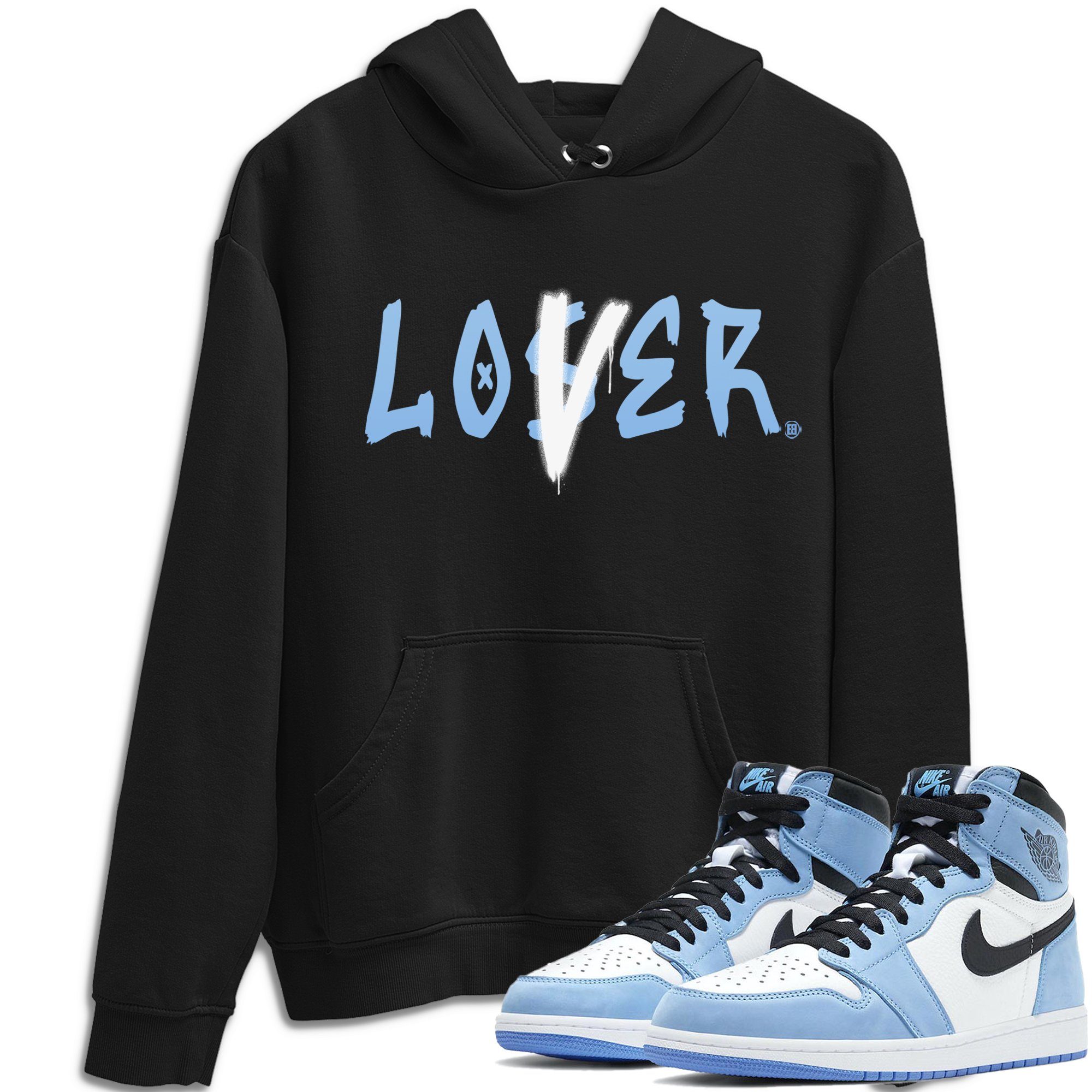 Loser Lover Unisex Tops - Air Jordan 1 University Blue