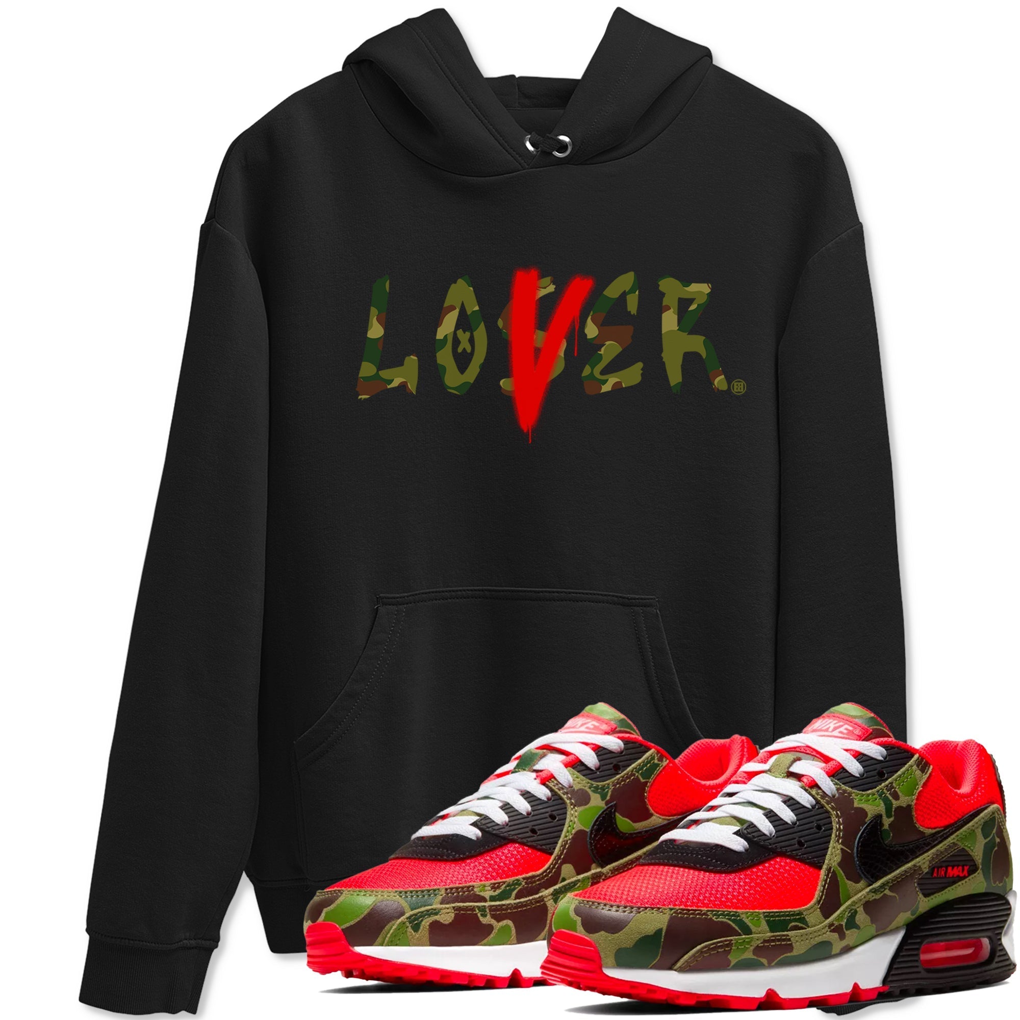 Loser Lover snkmatch Tees - Air Max 90 Reverse Duck Camo