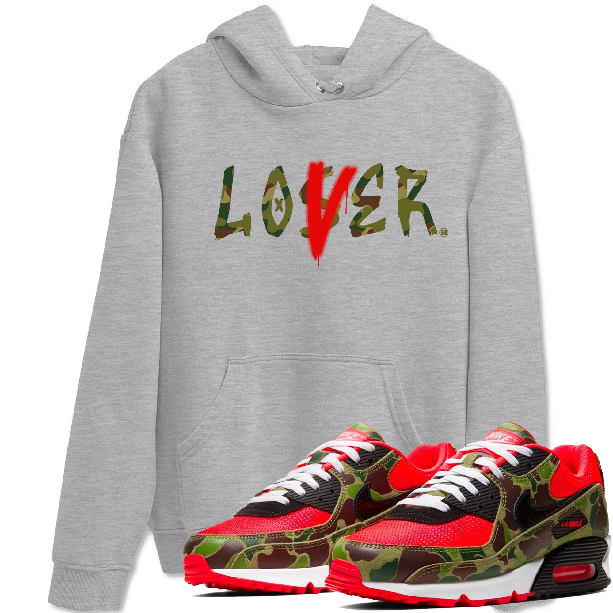 Loser Lover snkmatch Tees - Air Max 90 Reverse Duck Camo