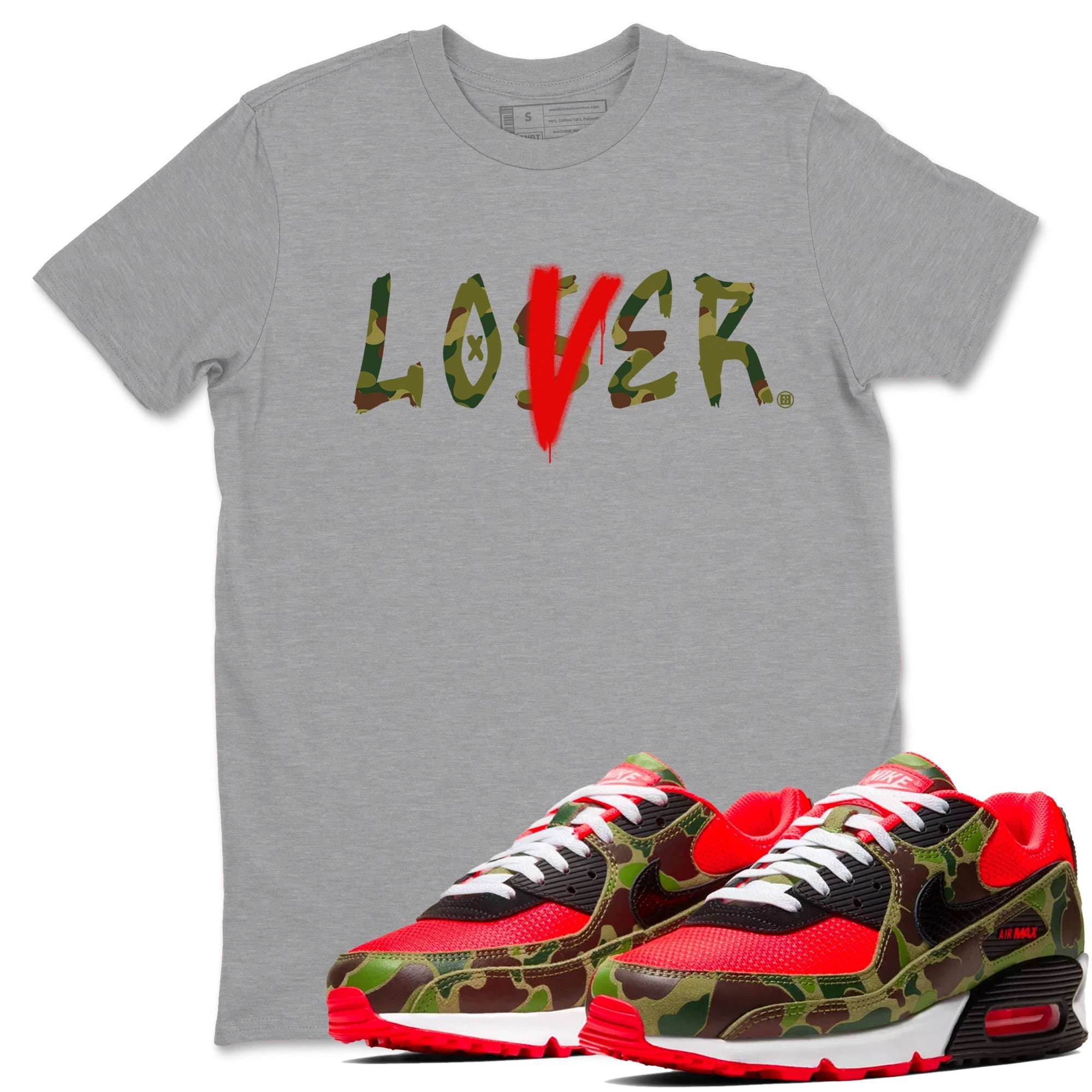Loser Lover snkmatch Tees - Air Max 90 Reverse Duck Camo