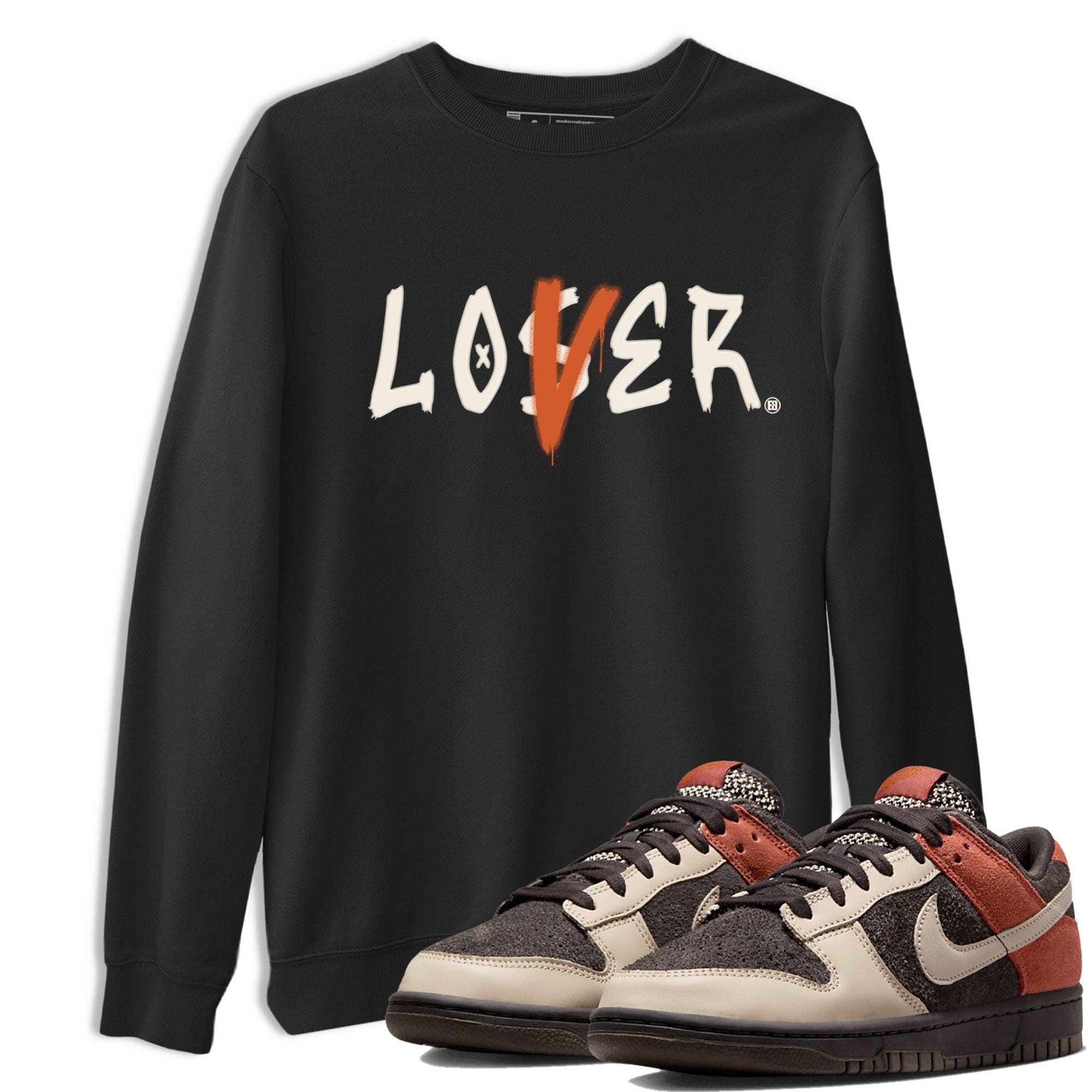 Loser Lover snkmatch Tee - Dunk Low Red Panda