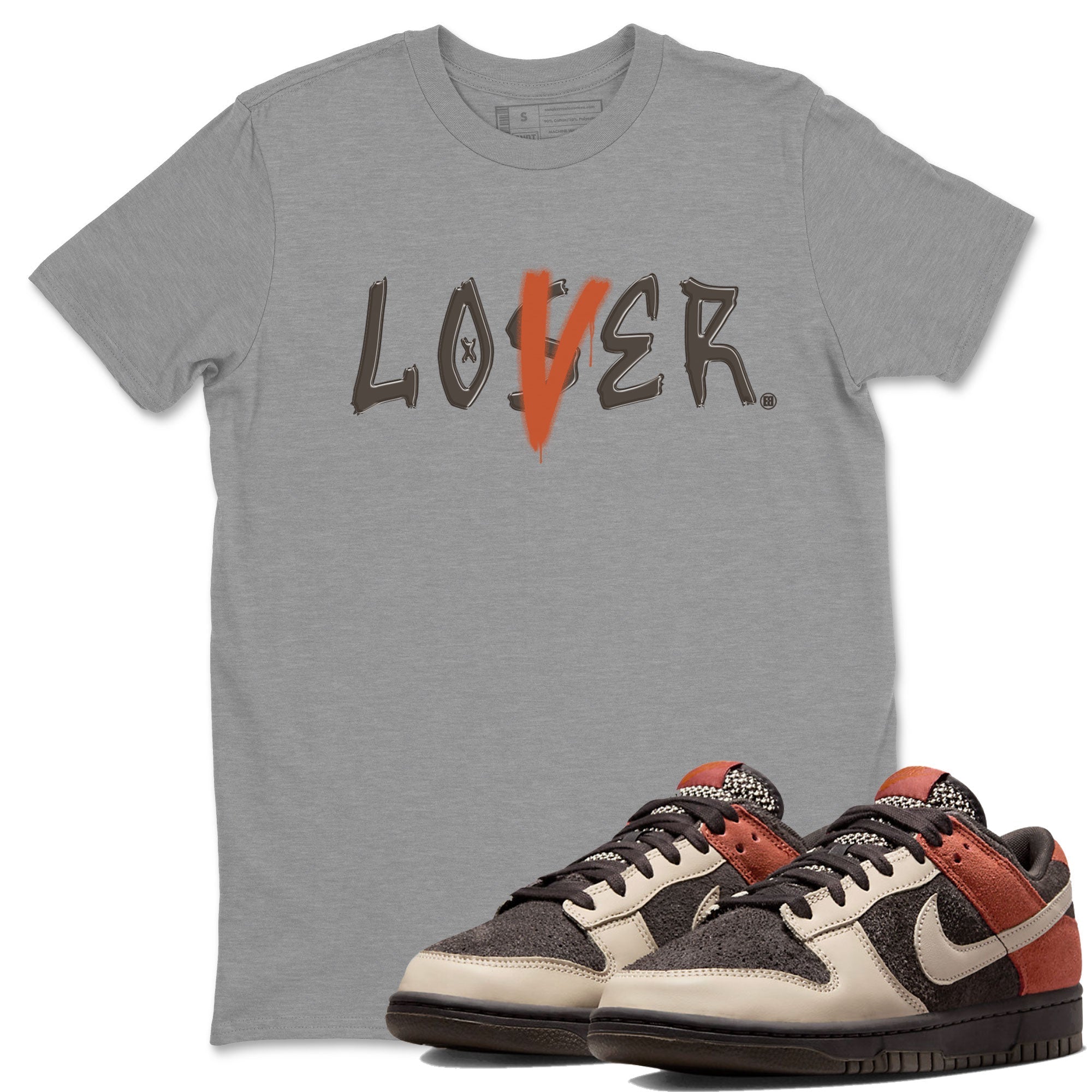Loser Lover snkmatch Tee - Dunk Low Red Panda