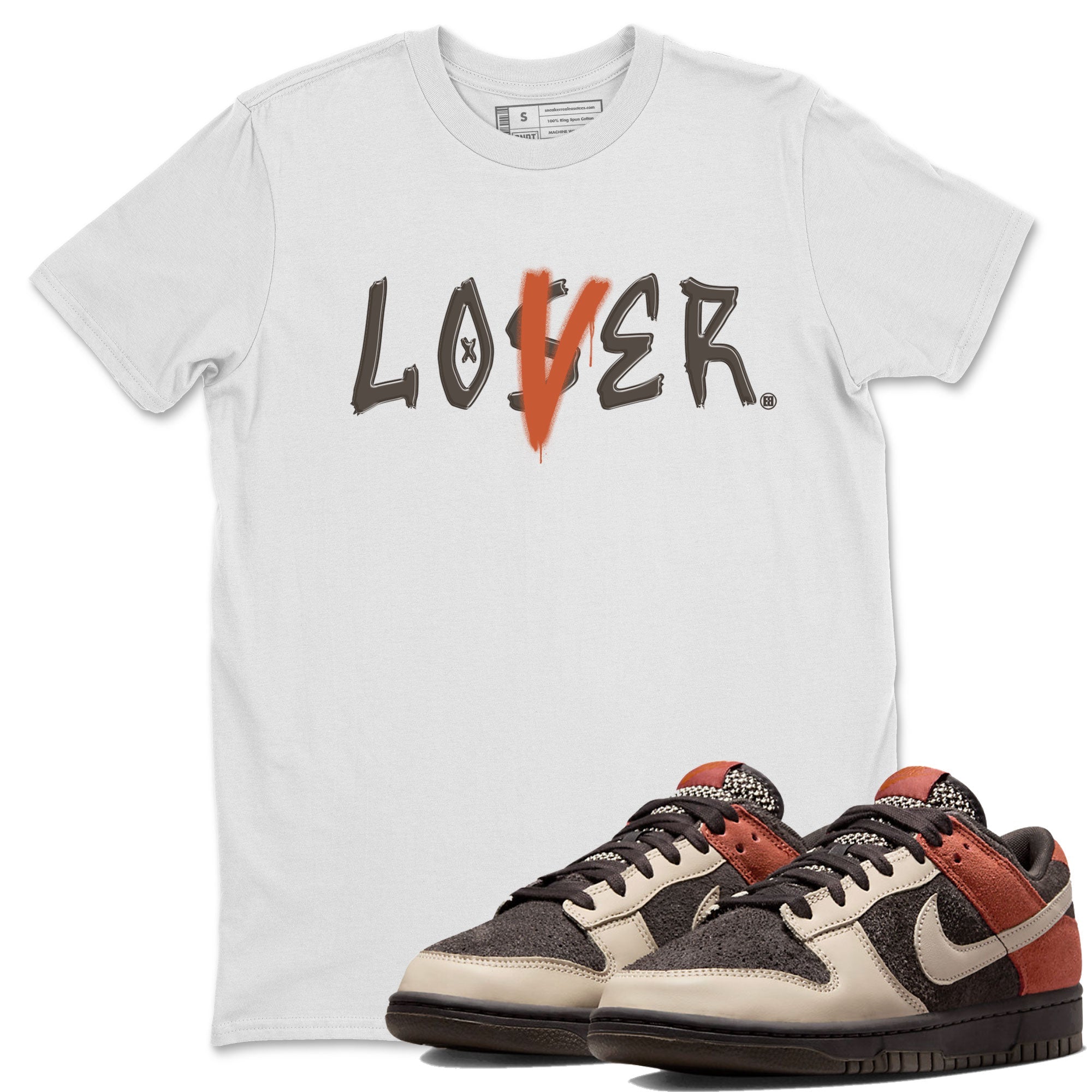 Loser Lover snkmatch Tee - Dunk Low Red Panda