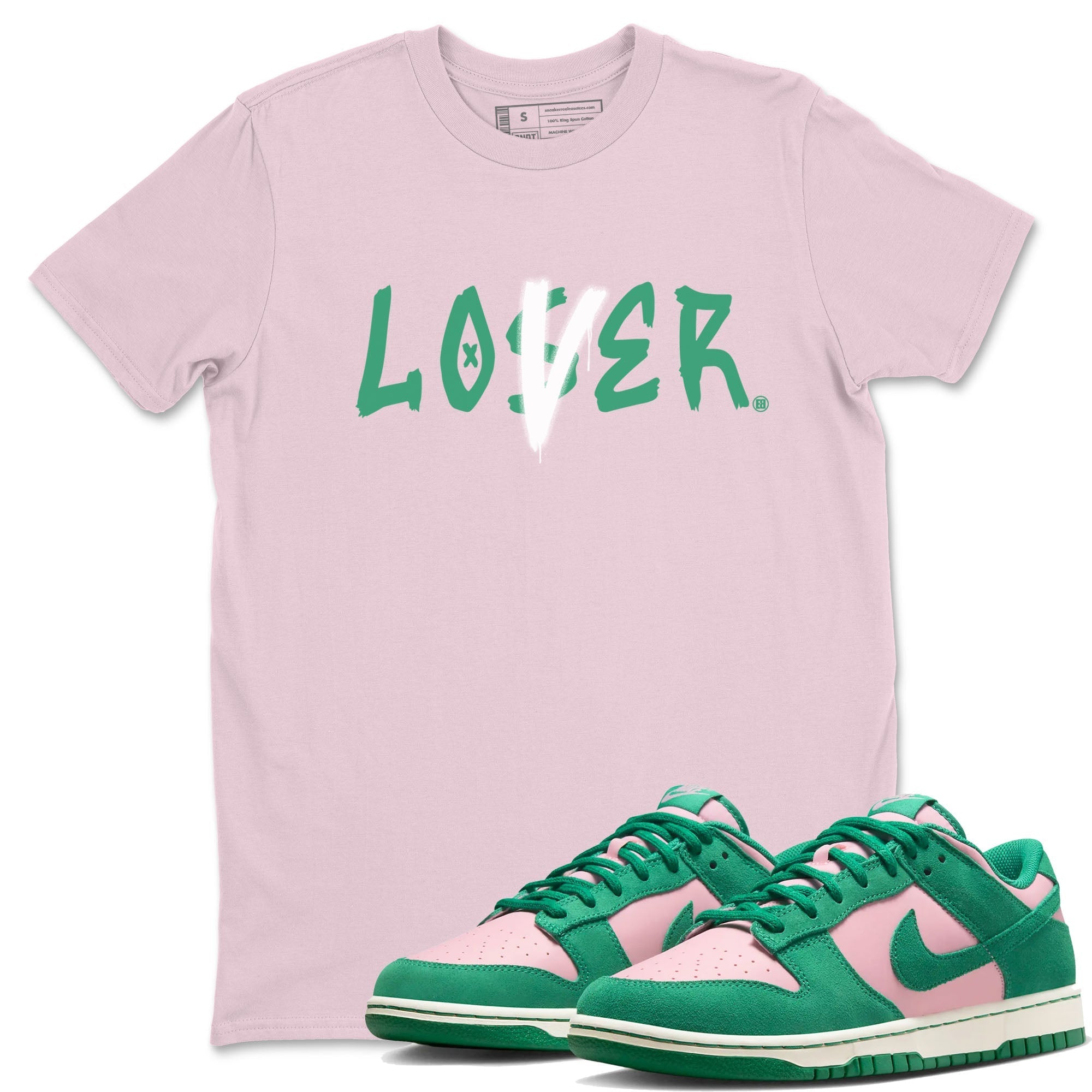 Loser Lover snkmatch Tees - Dunk Medium Soft Pink Malachite