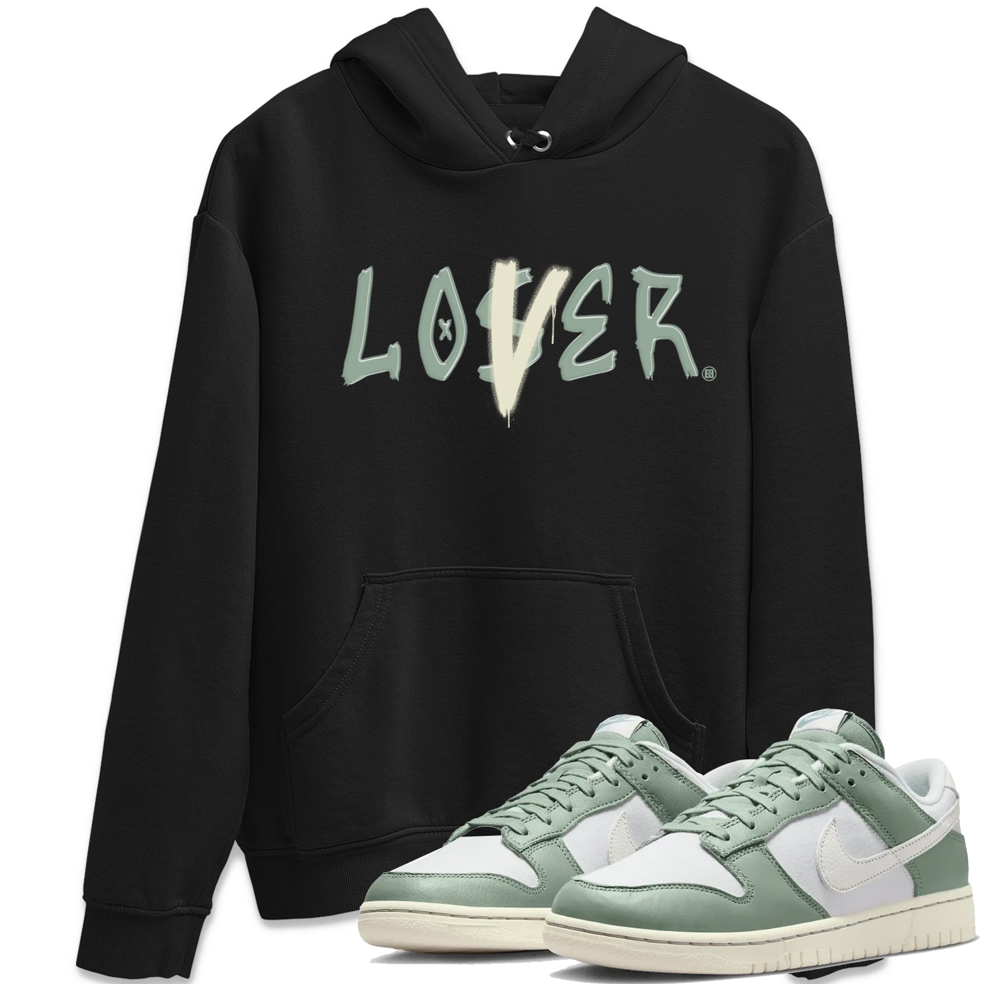 Loser Lover Unisex Tops - Dunk Mica Green
