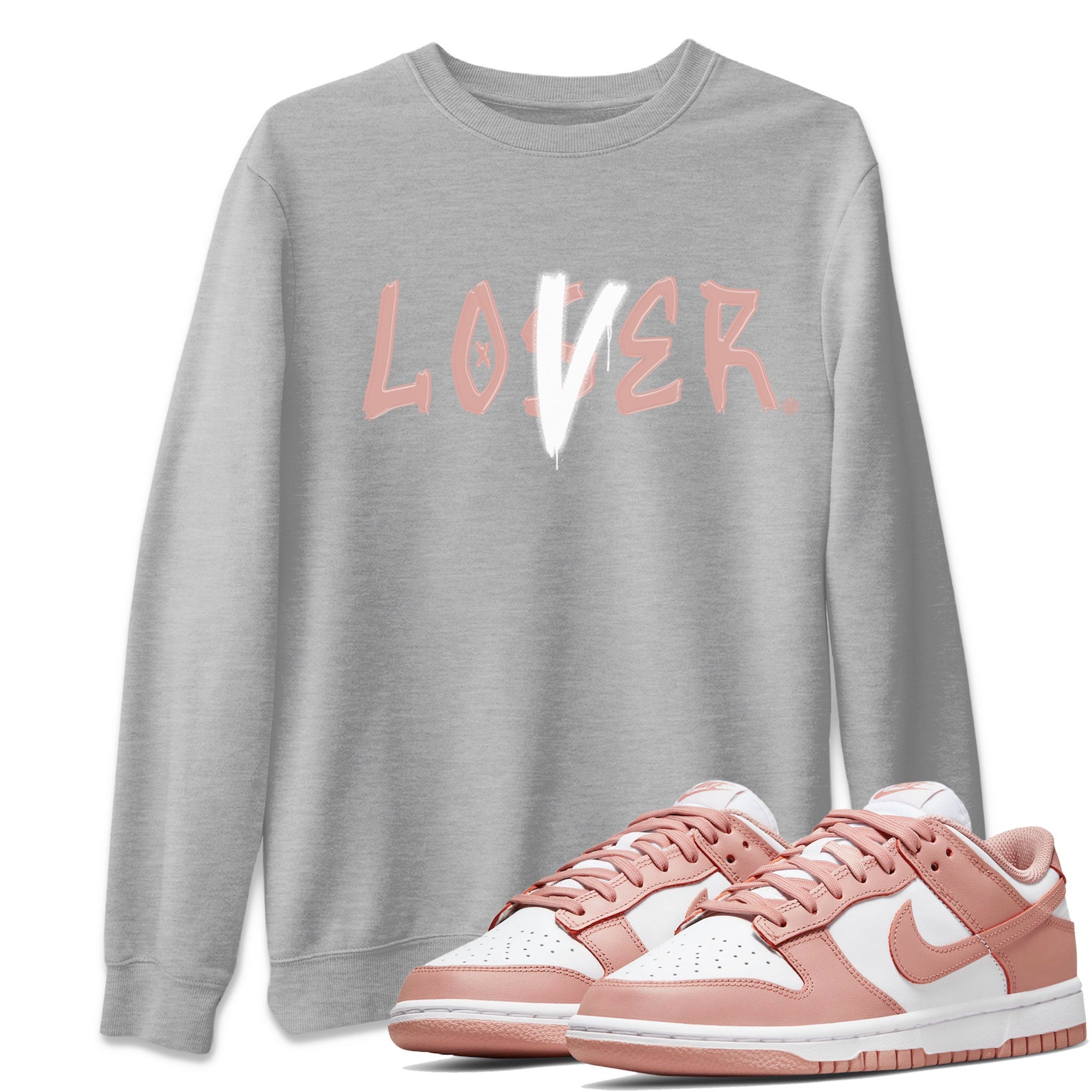 Loser Lover snkmatch Tee - Dunk Rose Whisper
