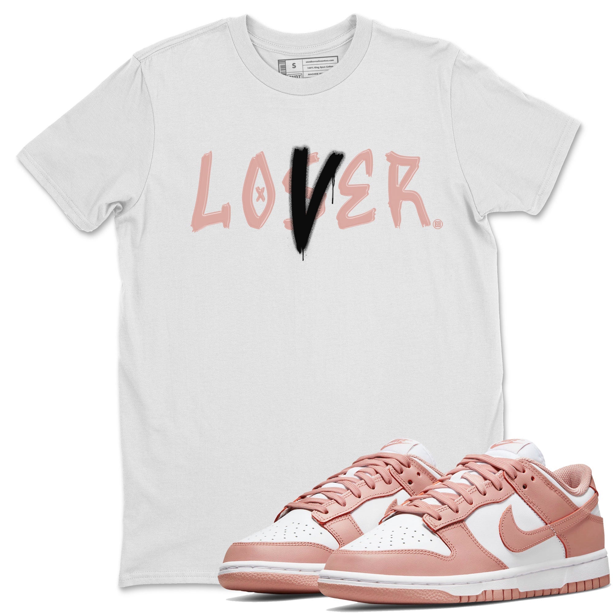 Loser Lover snkmatch Tee - Dunk Rose Whisper