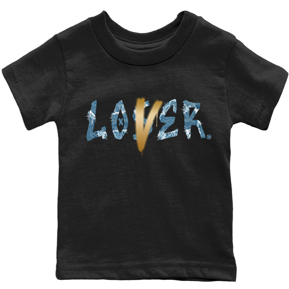 Loser Lover Kids Tops - Air Jordan 1 Denim