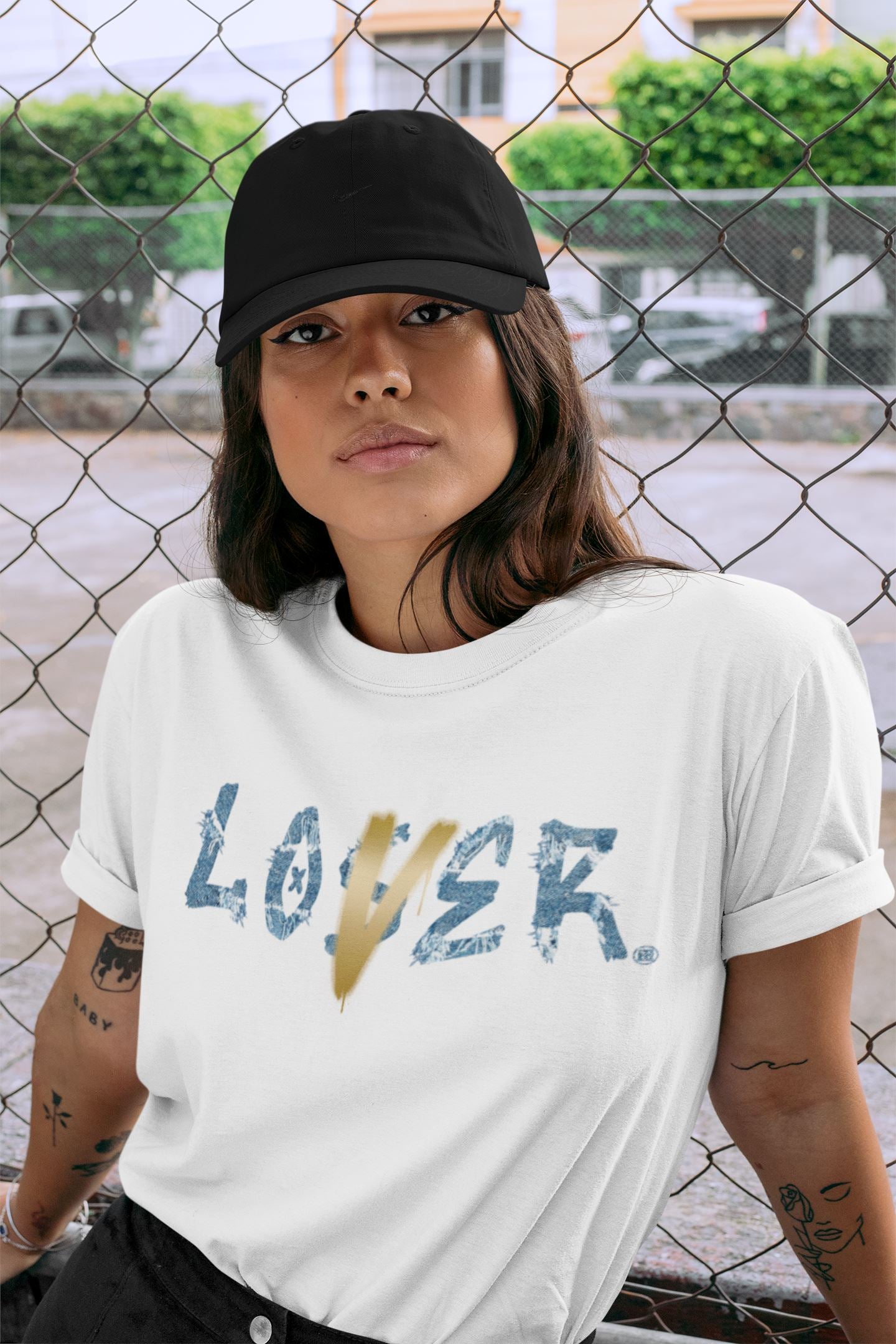 Loser Lover Unisex Tops - Air Jordan 1 Denim