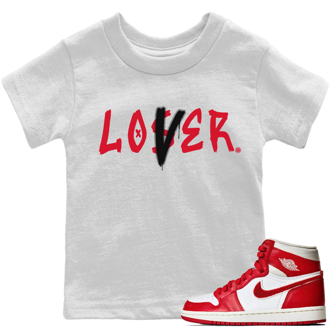 Loser Lover Kids Tops - Air Jordan 1 Newstalgia