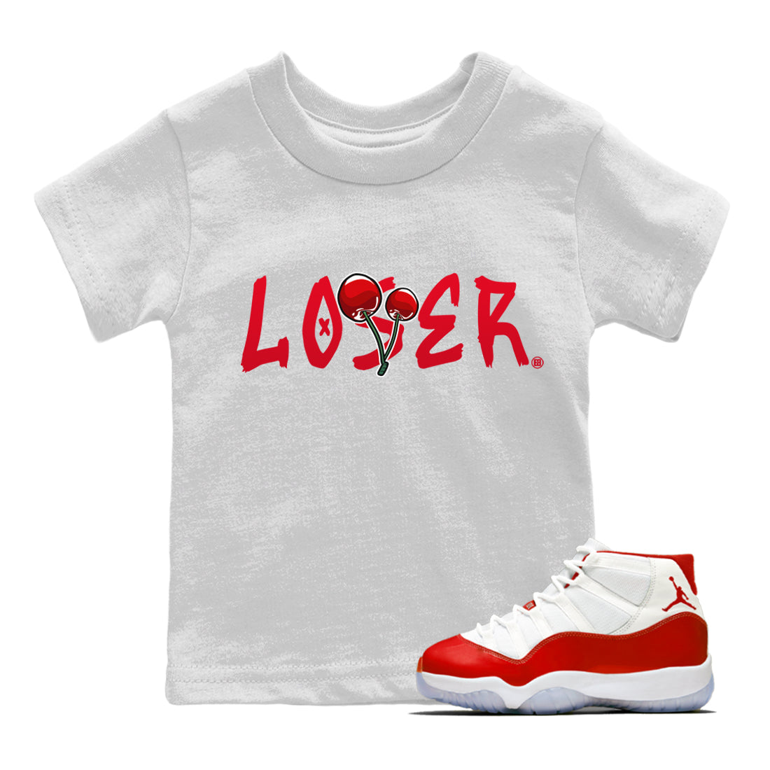 Loser Lover Kids Tops - Air Jordan 11 Cherry