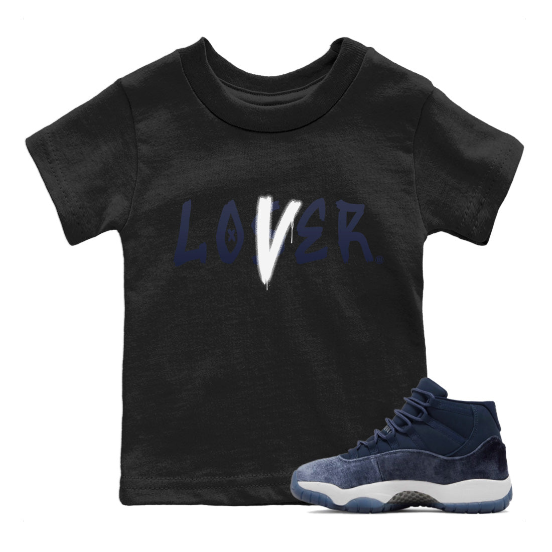 Loser Lover Kids Tops - Air Jordan 11 Midnight Navy